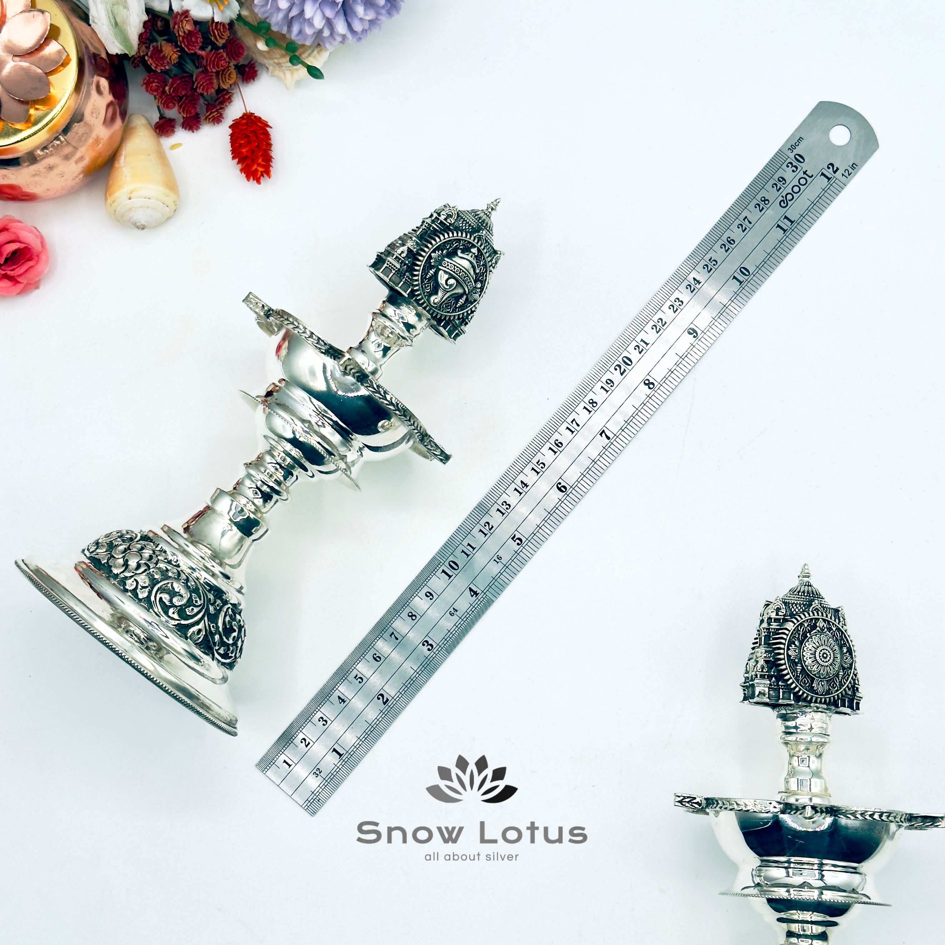 Antique Diyas Gopuram Shanku Chakram