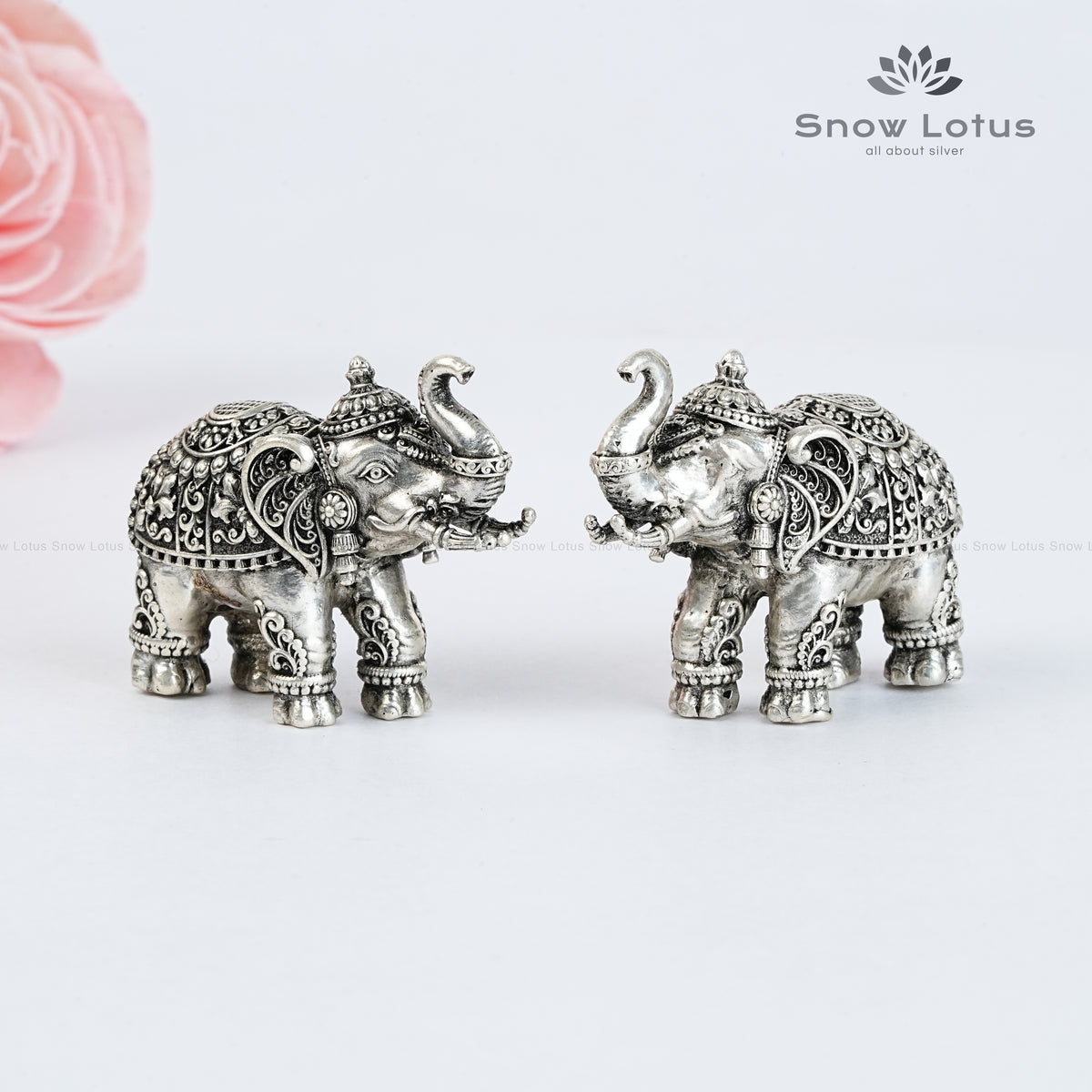 Elephants Pair