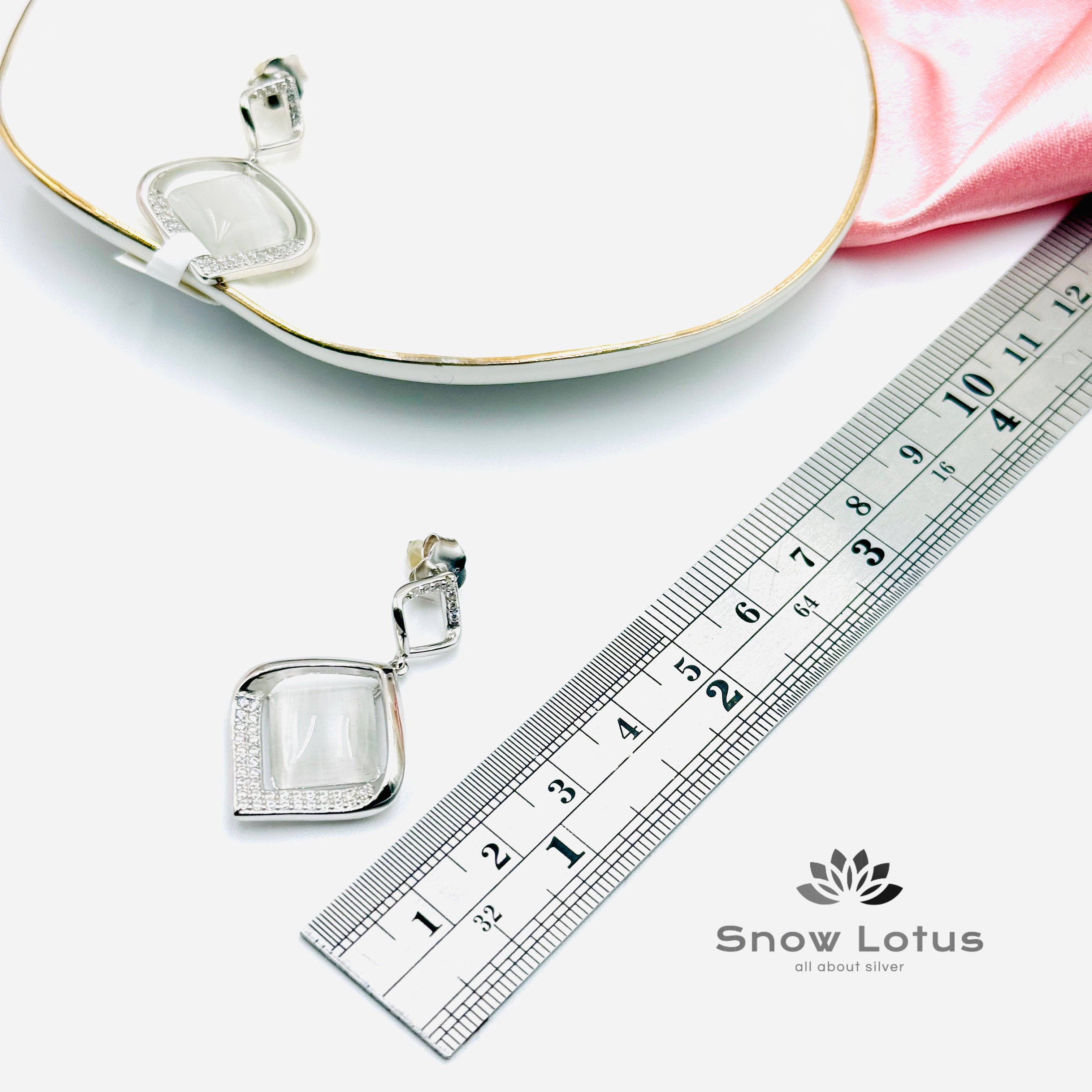 Ice Glow Charm Earrings