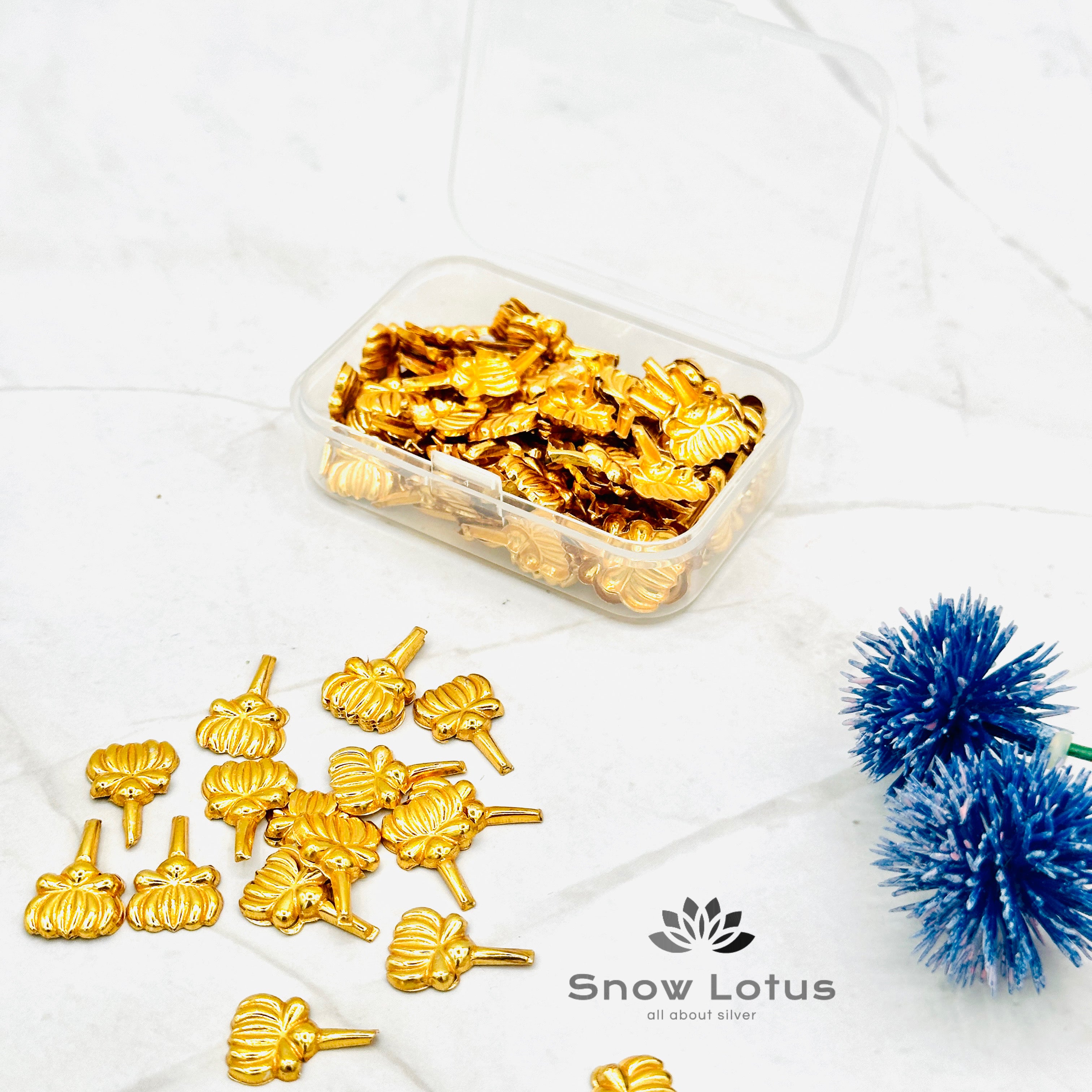 108 Gold Polish Lotus 2D