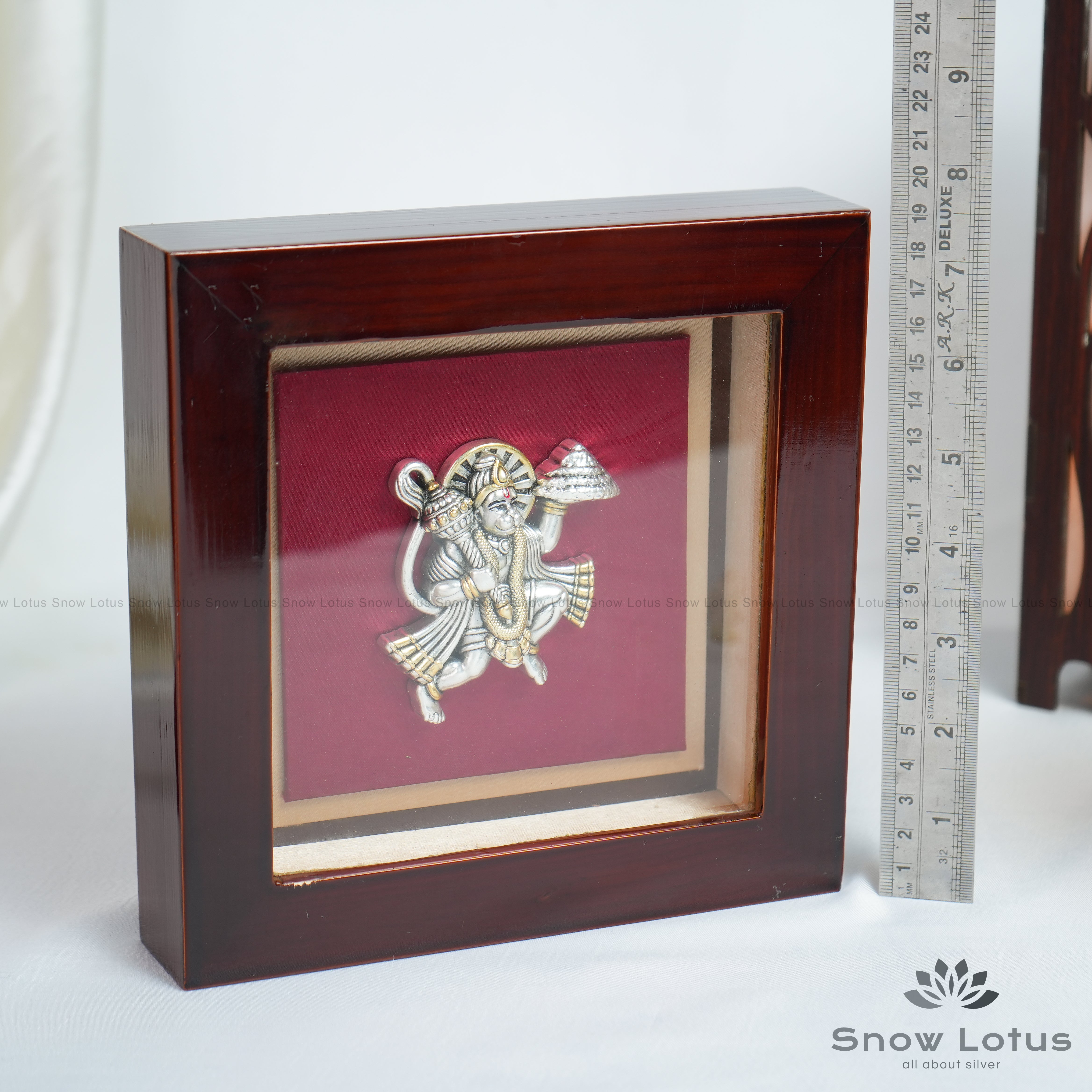 Antique 925 Hanuman Frame 7.5*7.5