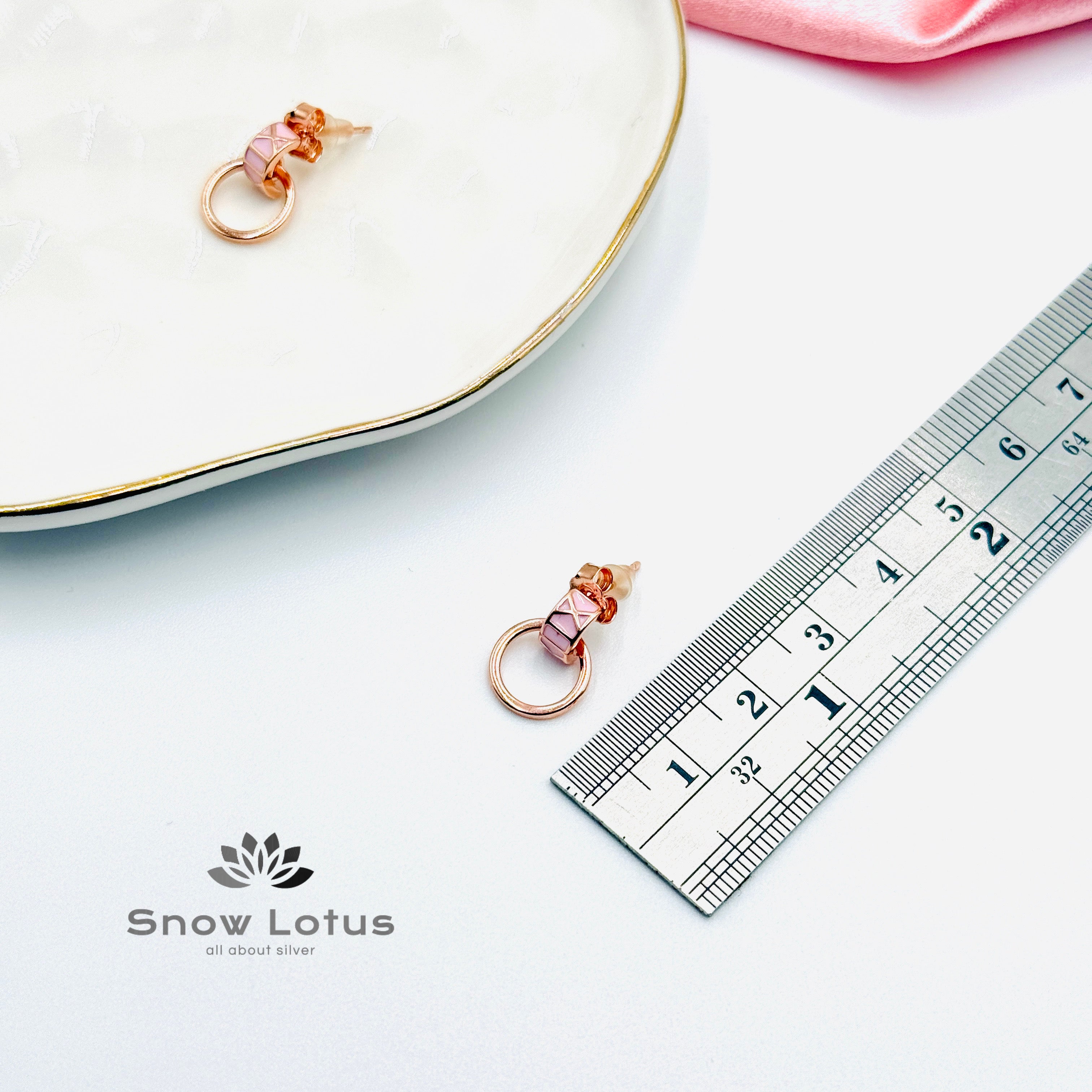 Pinkish Earrings