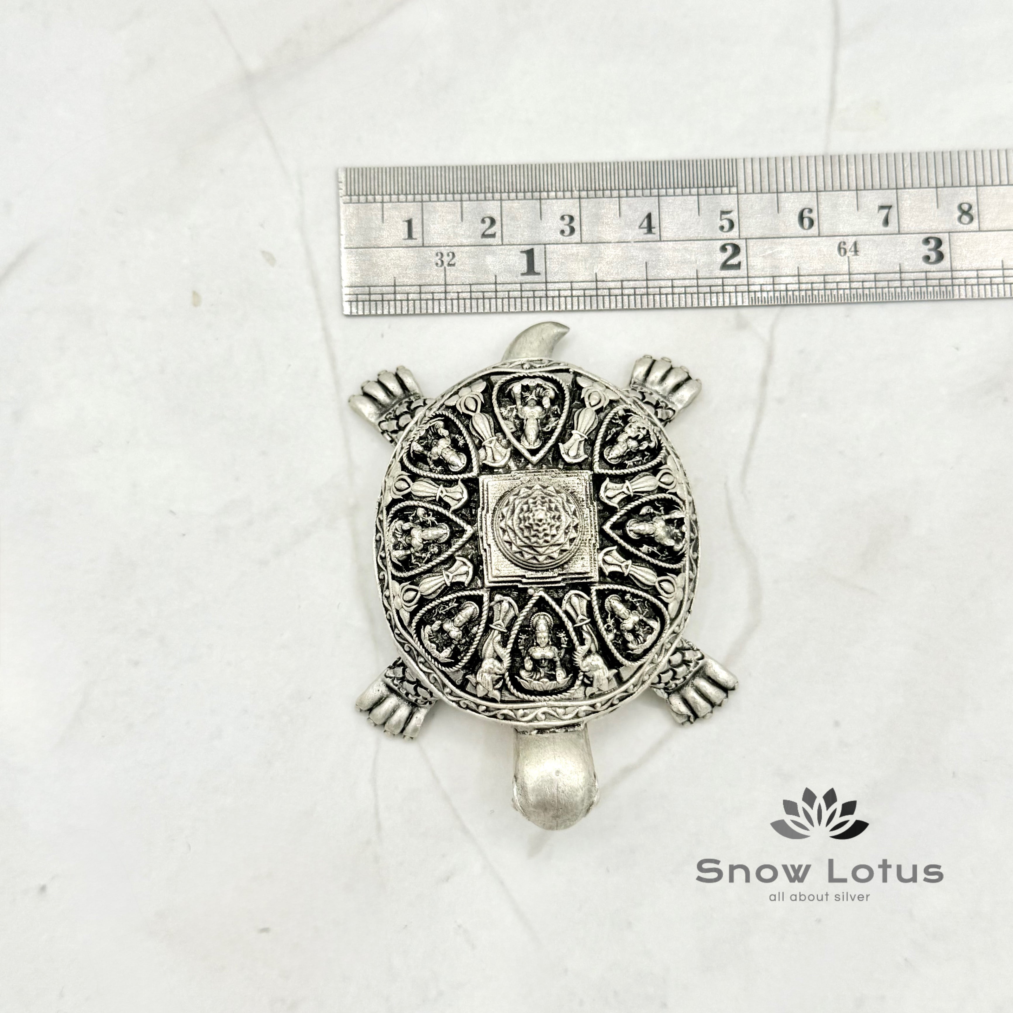 Turtle Shree Yantra with AshtaLakshmi