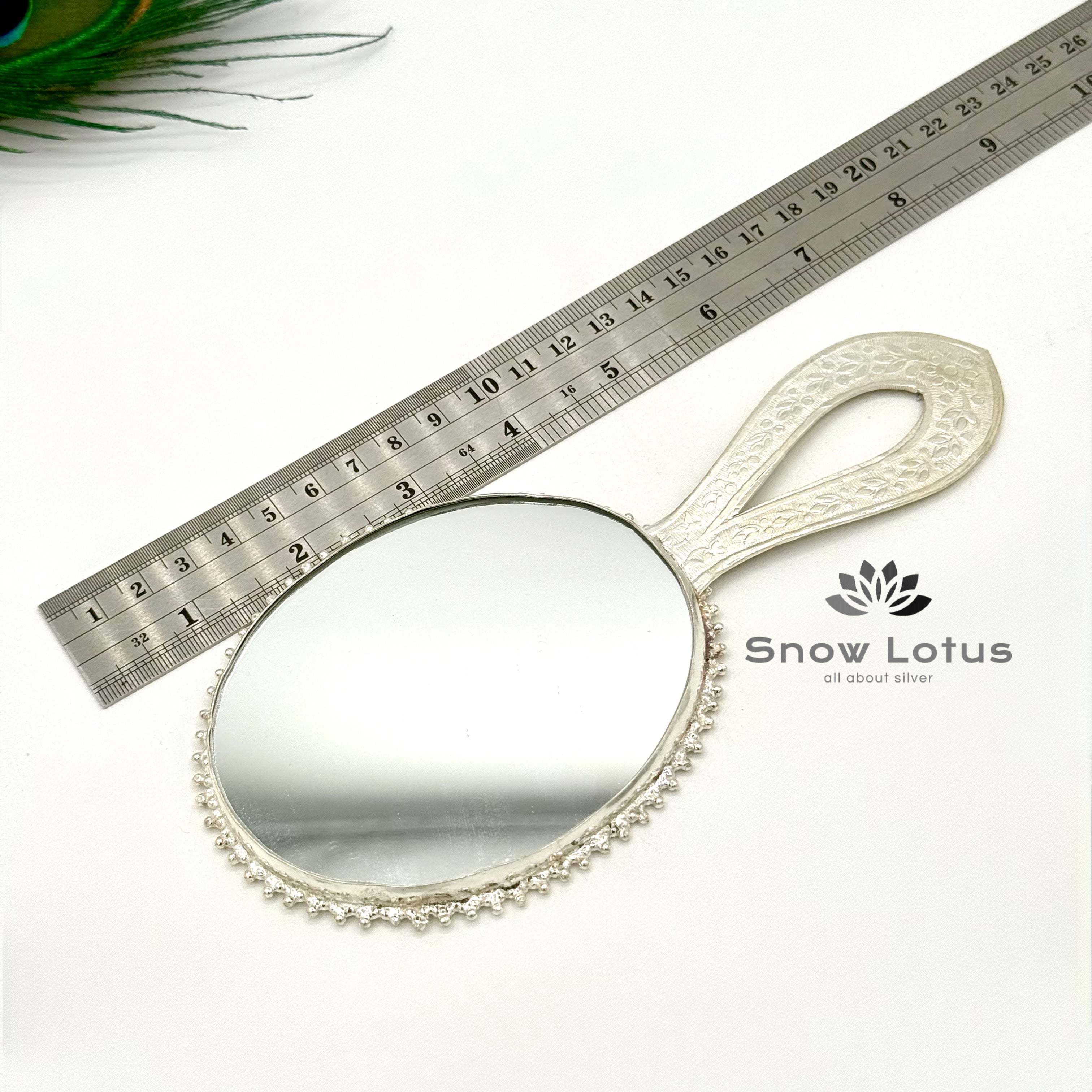 Silver Mirrors Oval