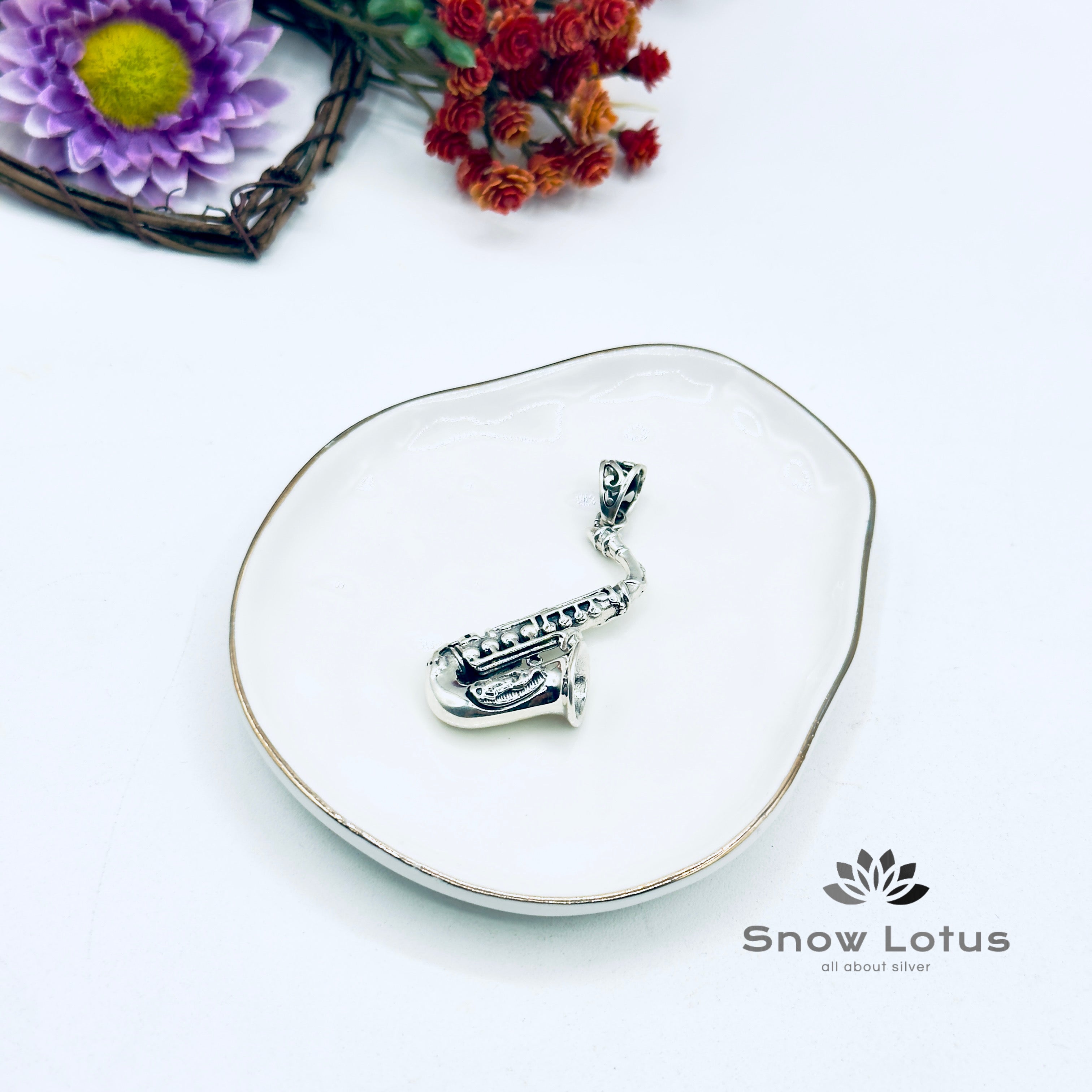Sexophone Sterling Pendant