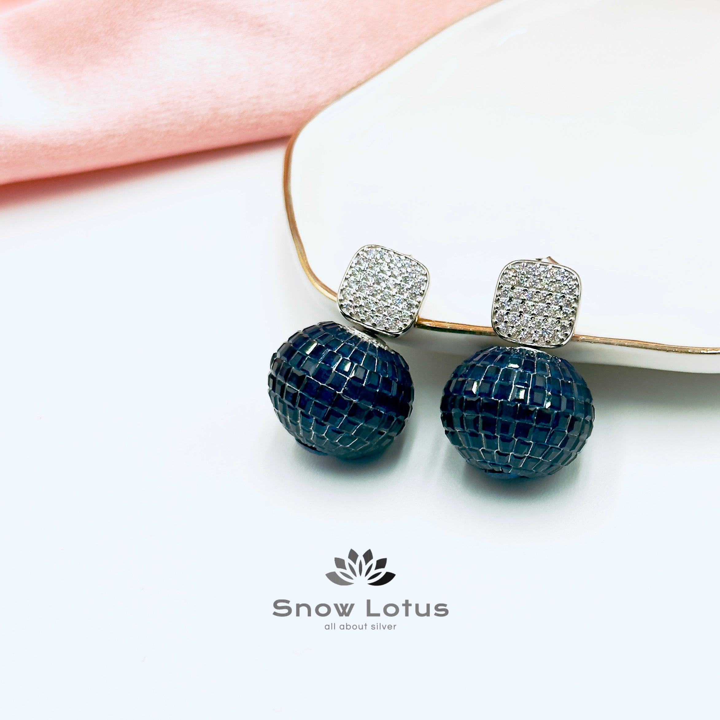 GlowGrid Earrings