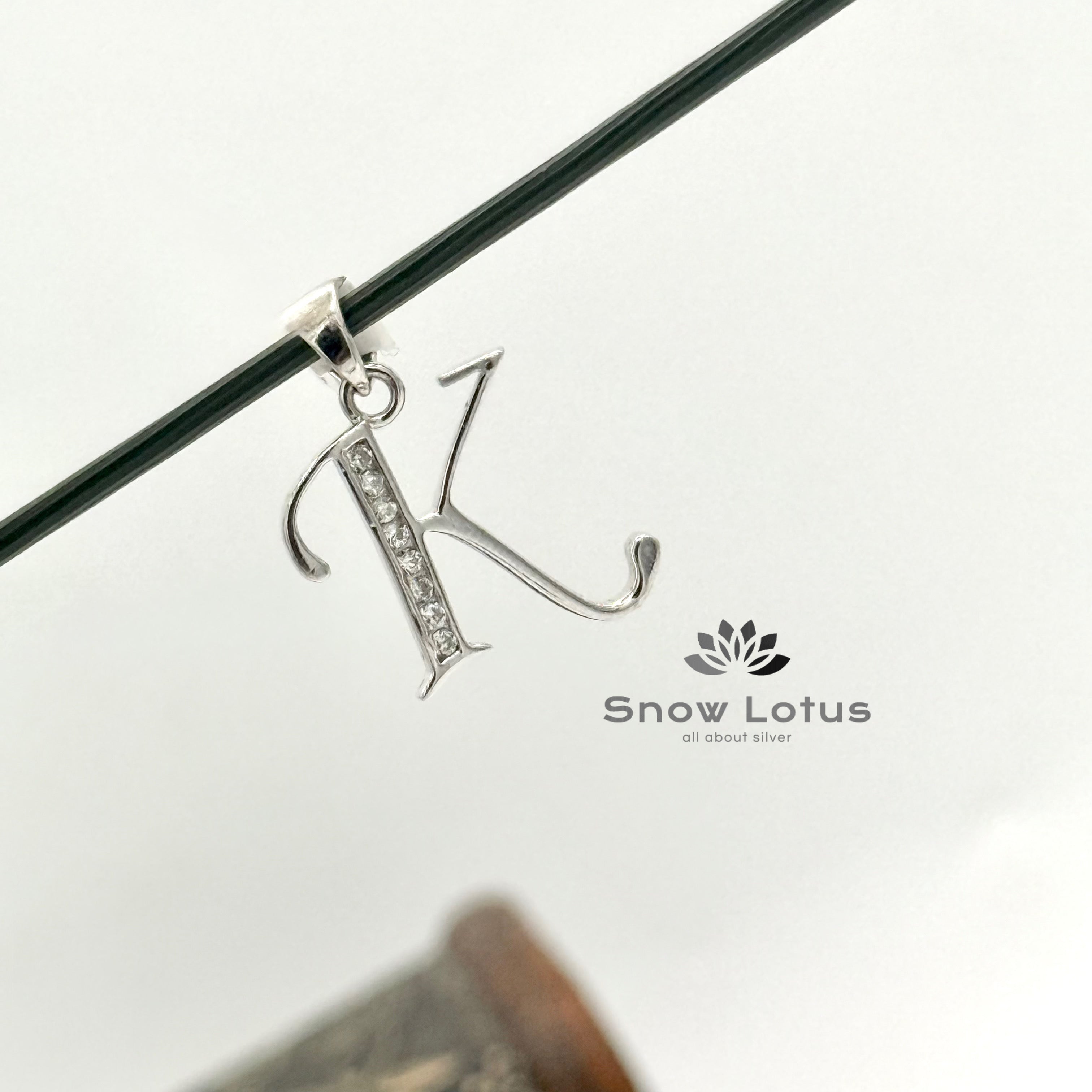 K Alphabet Pendant