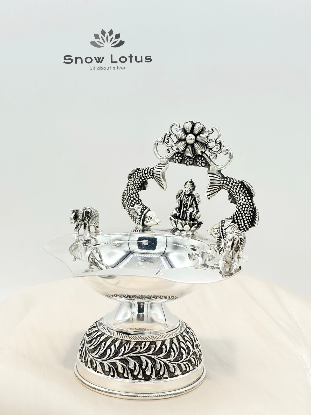 Antique Fish Lakshmi Diyas