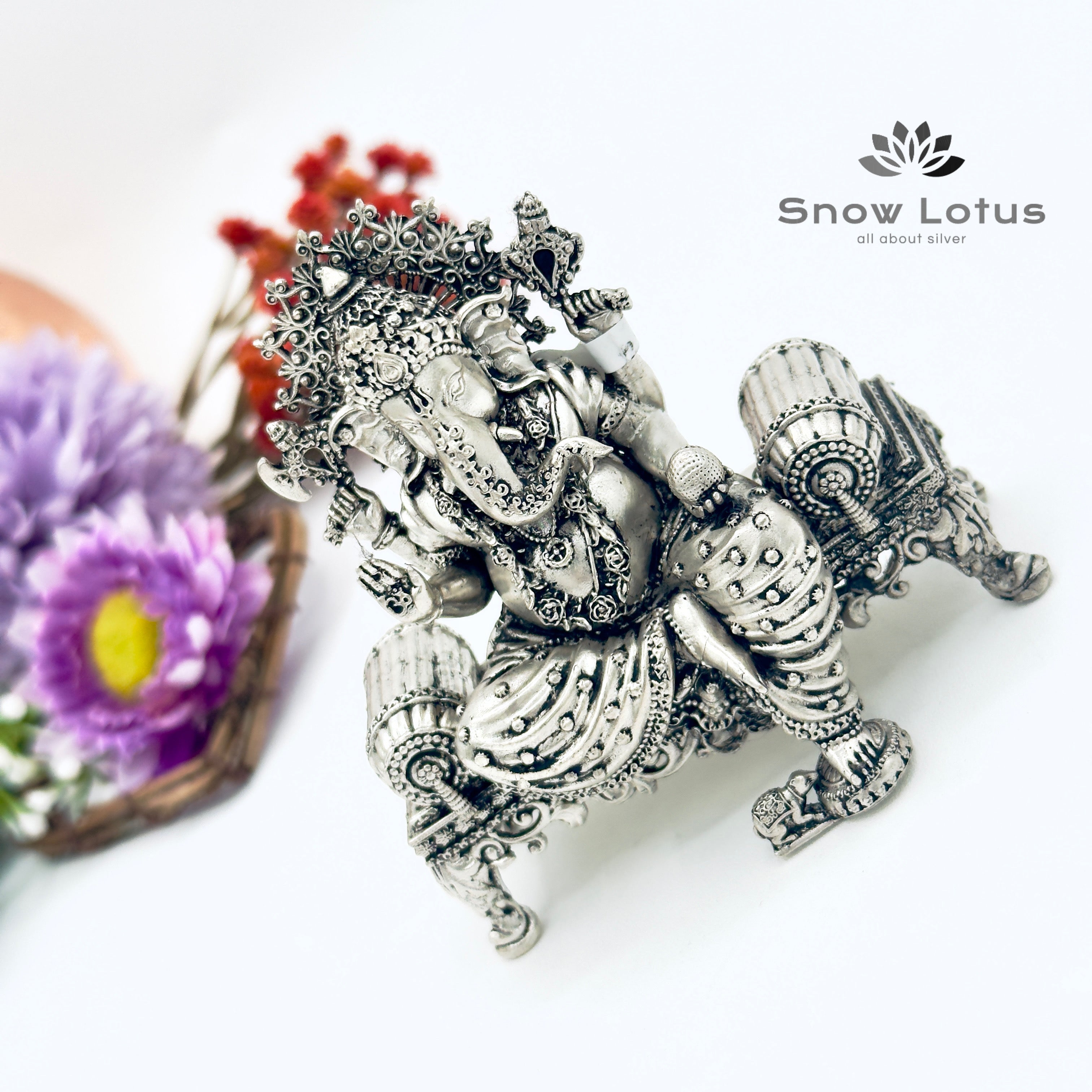 Ganesh on Simhasam 3D