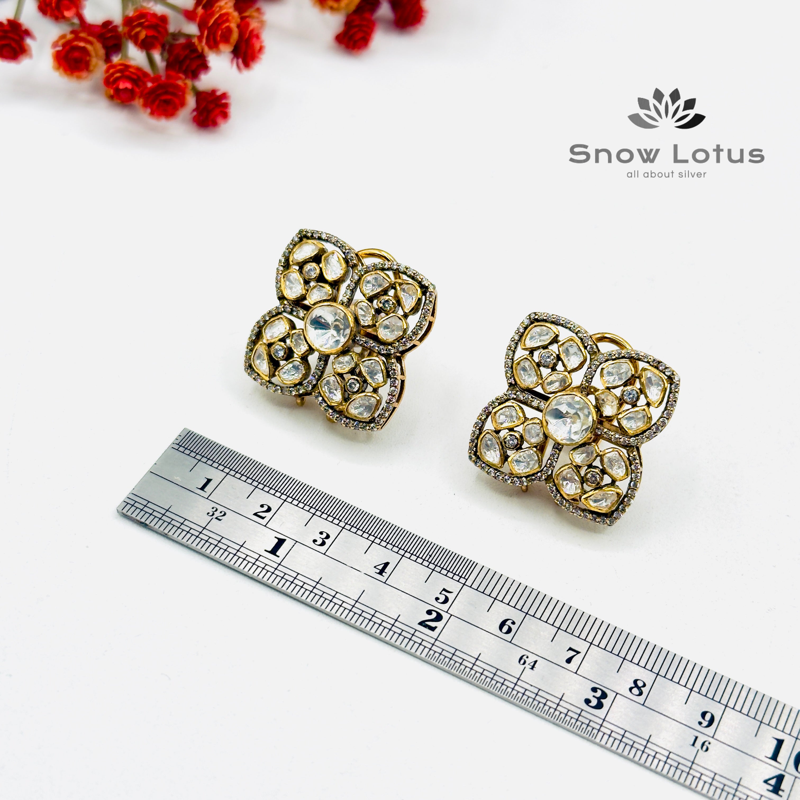 Unique Moissanite Studs