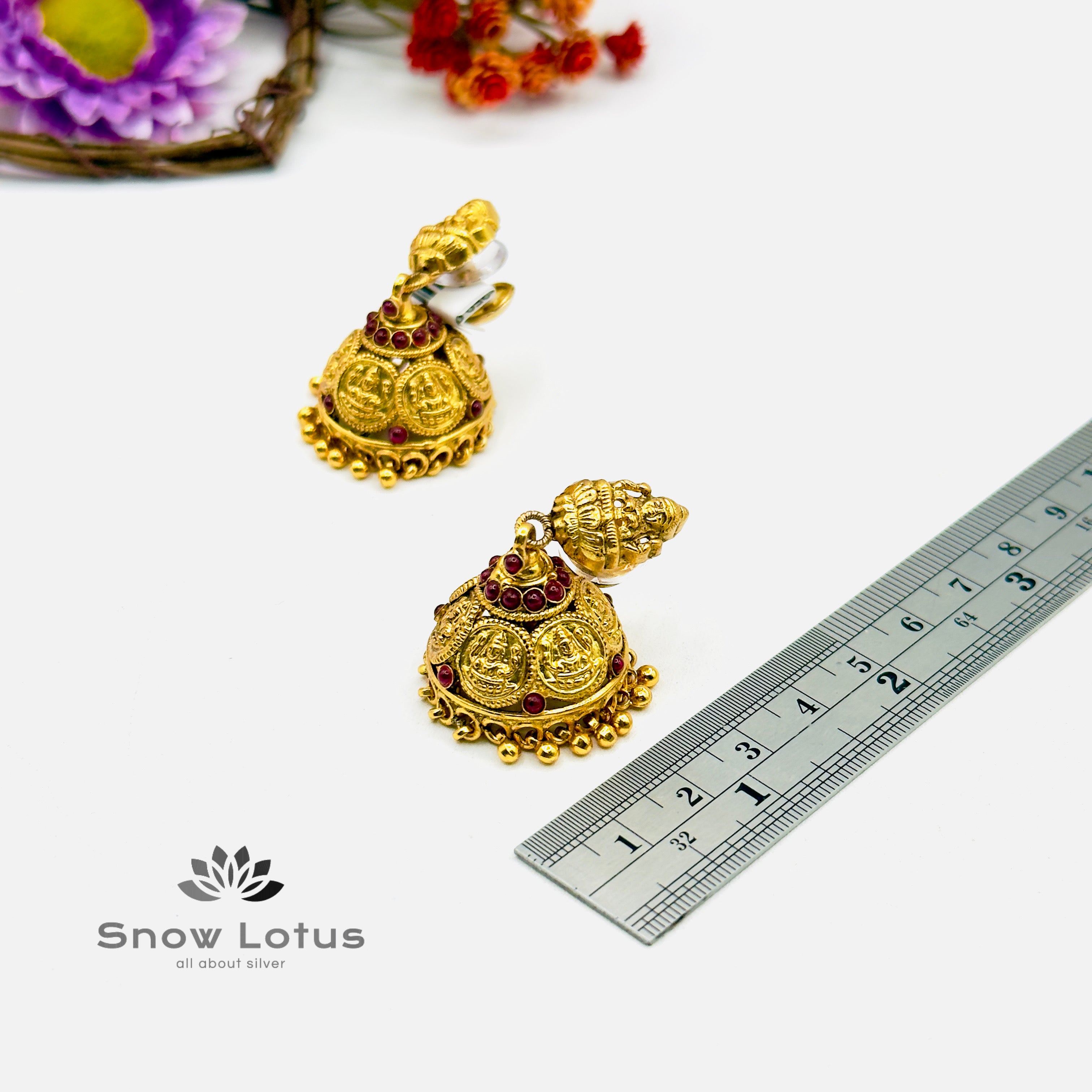 Lakshmi Coined Jhumka
