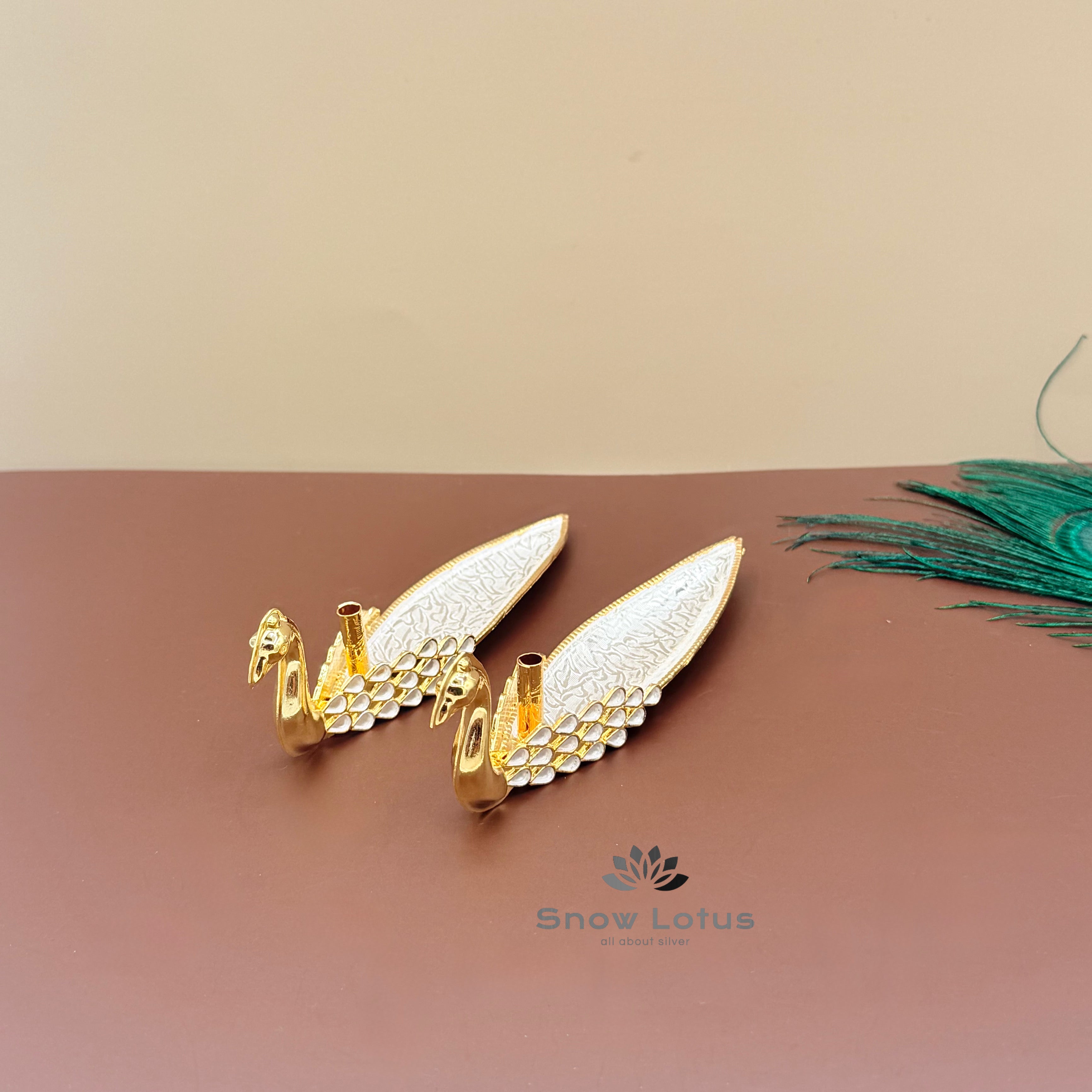 Enamel Peacock Agarabathi Single