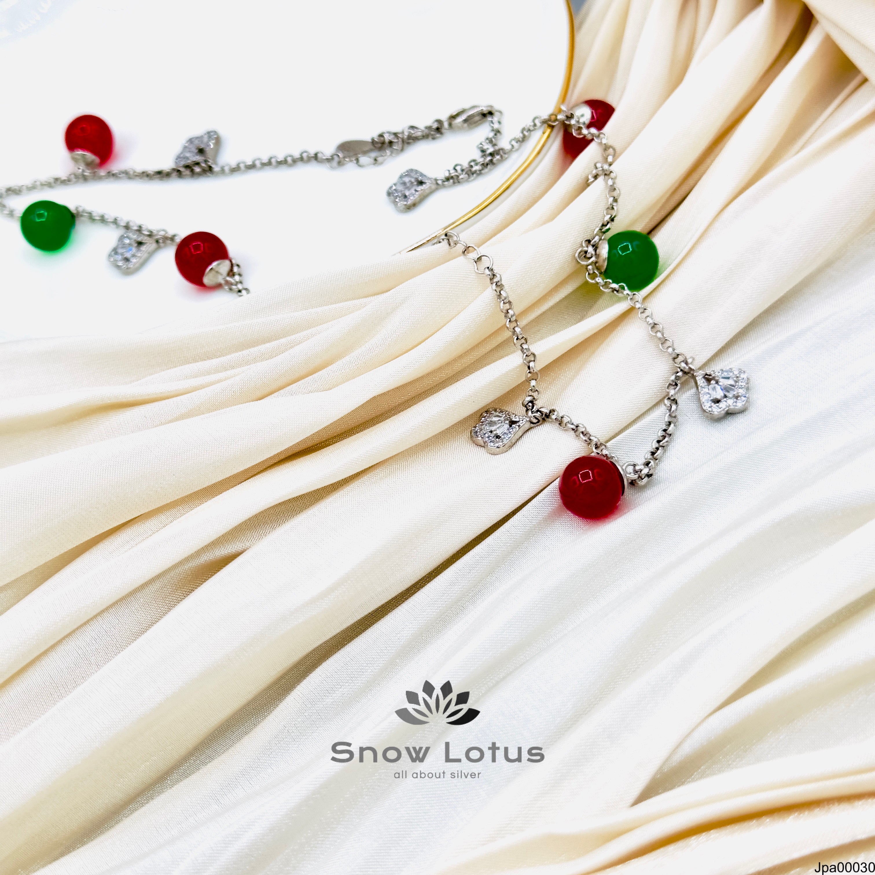 11.0 Payal Pair multi color charms