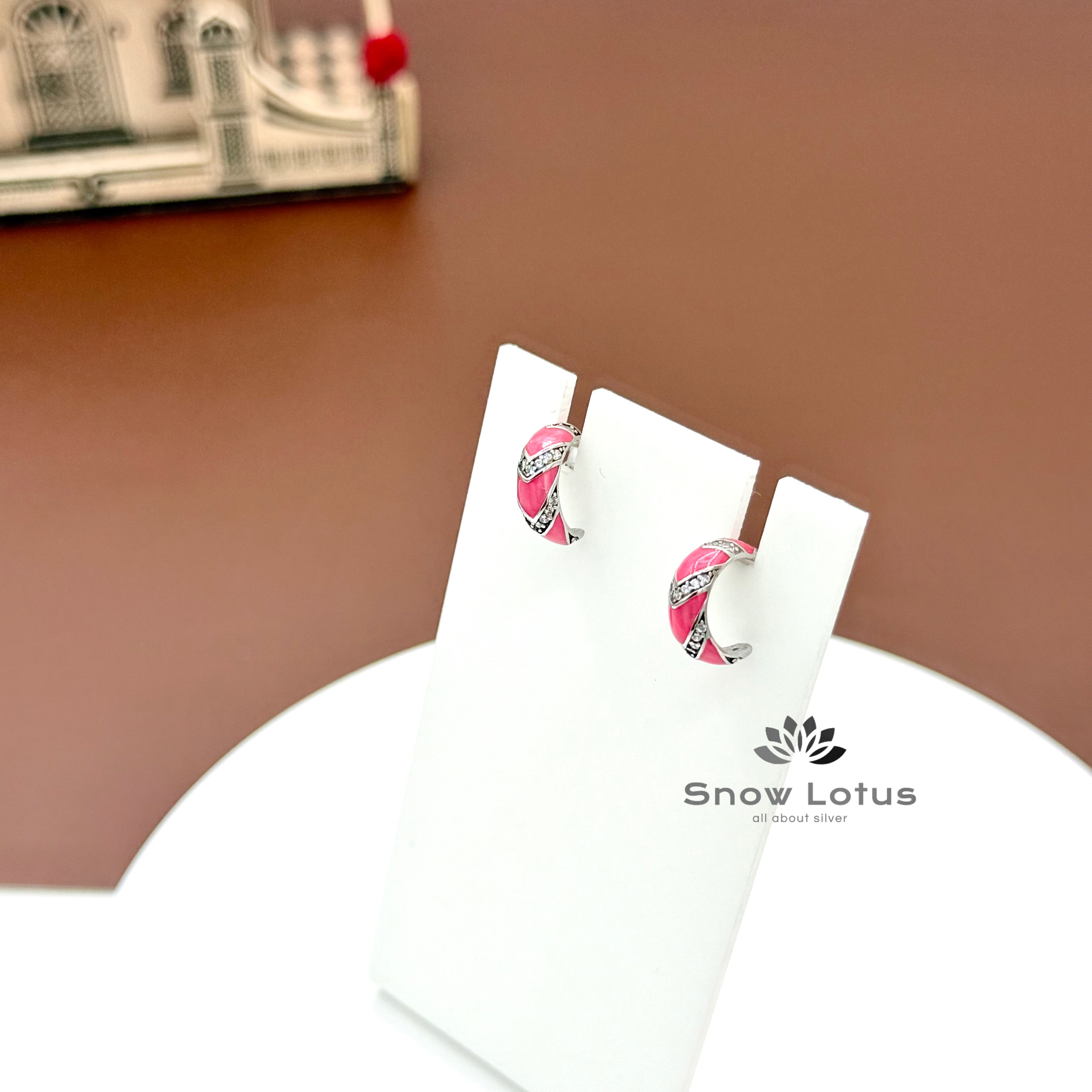 Cutesy CZ Studs pink