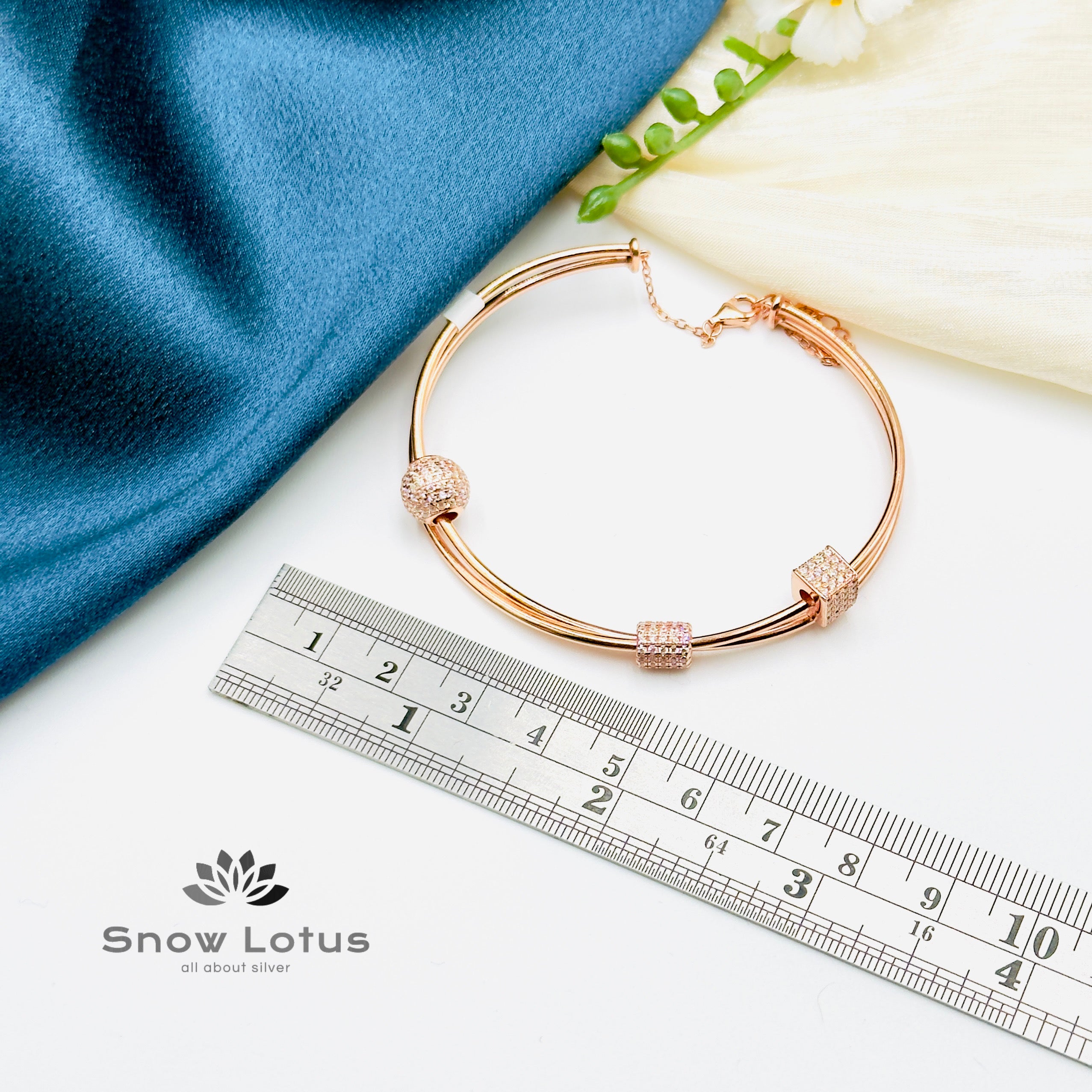 Rose Gold Luna Edge Kada