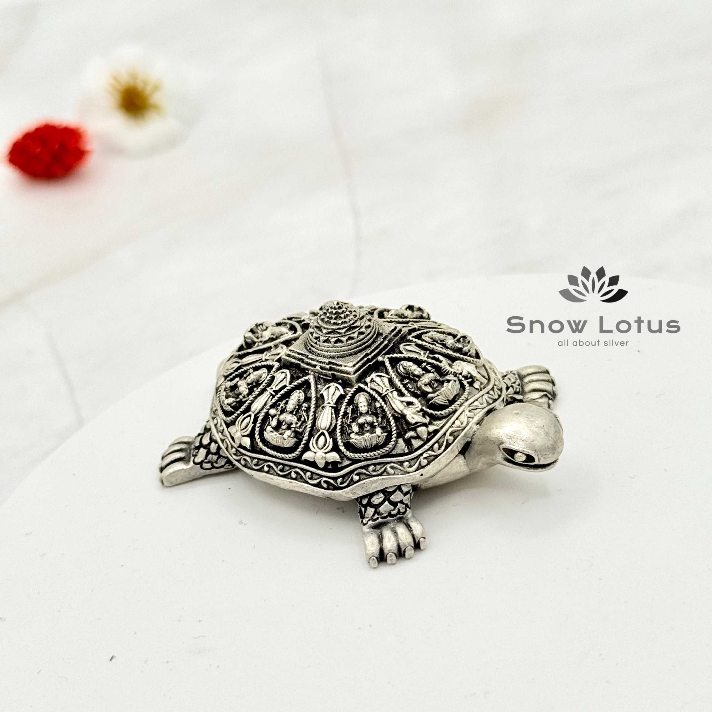 Turtle Shree Yantra with AshtaLakshmi