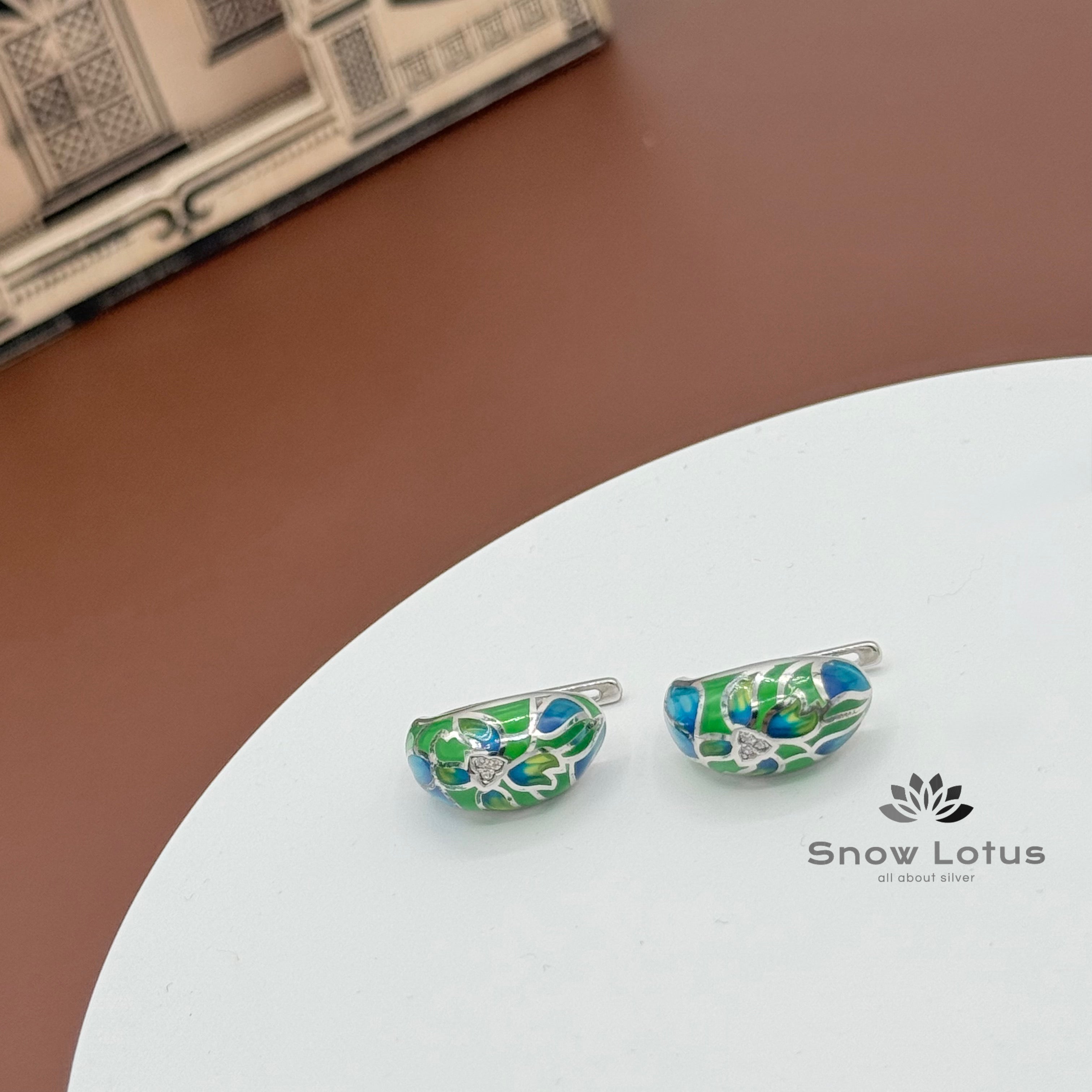 Gracious CZ Bali earrings