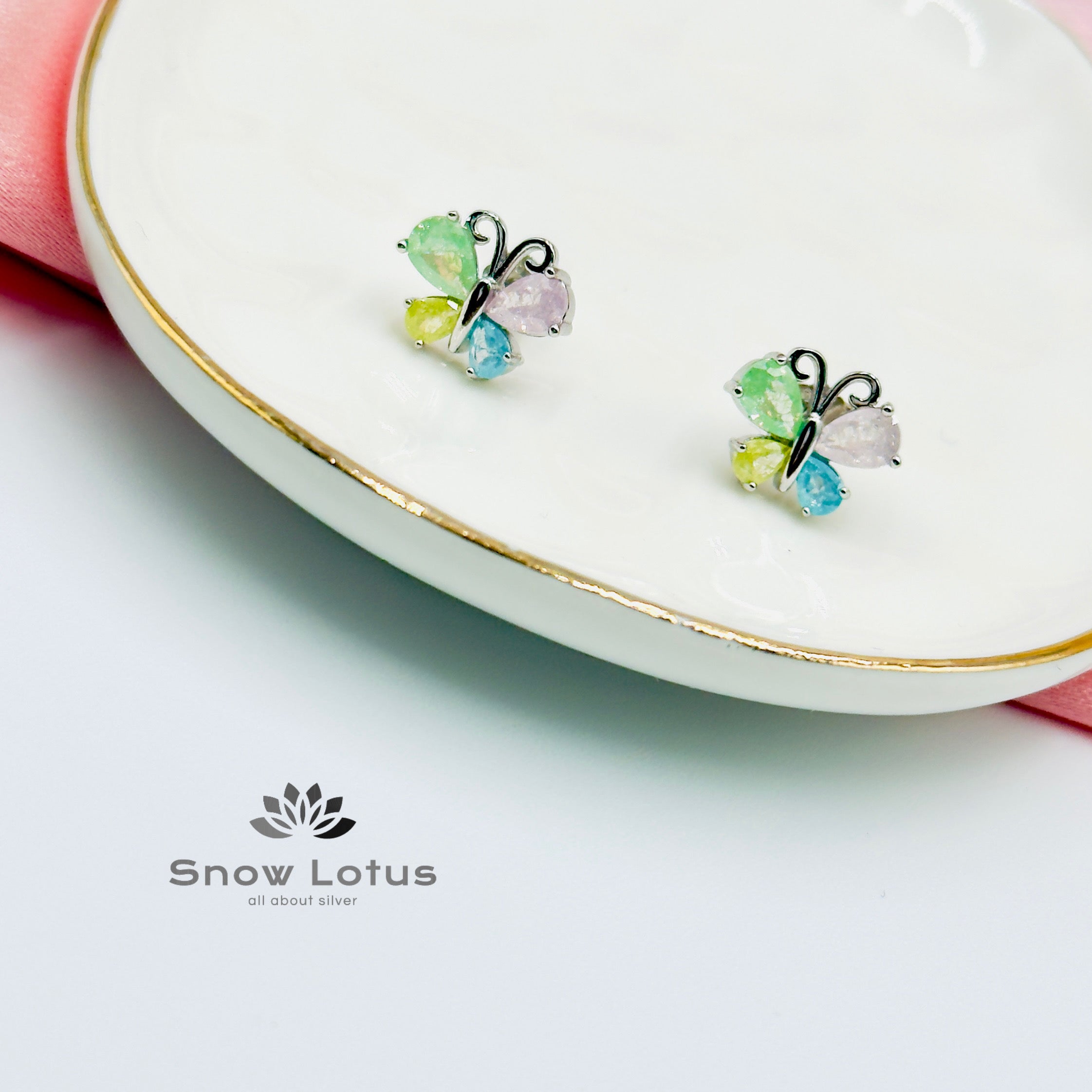 Butterfly MultiColor Studs