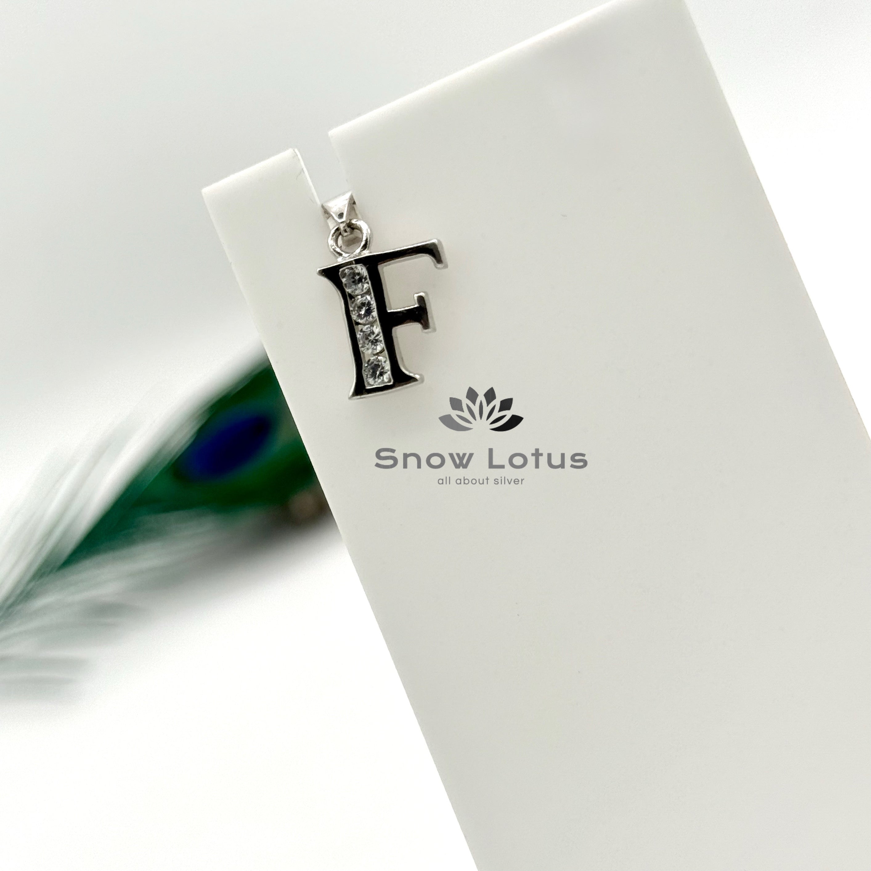 F Alphabet Pendant