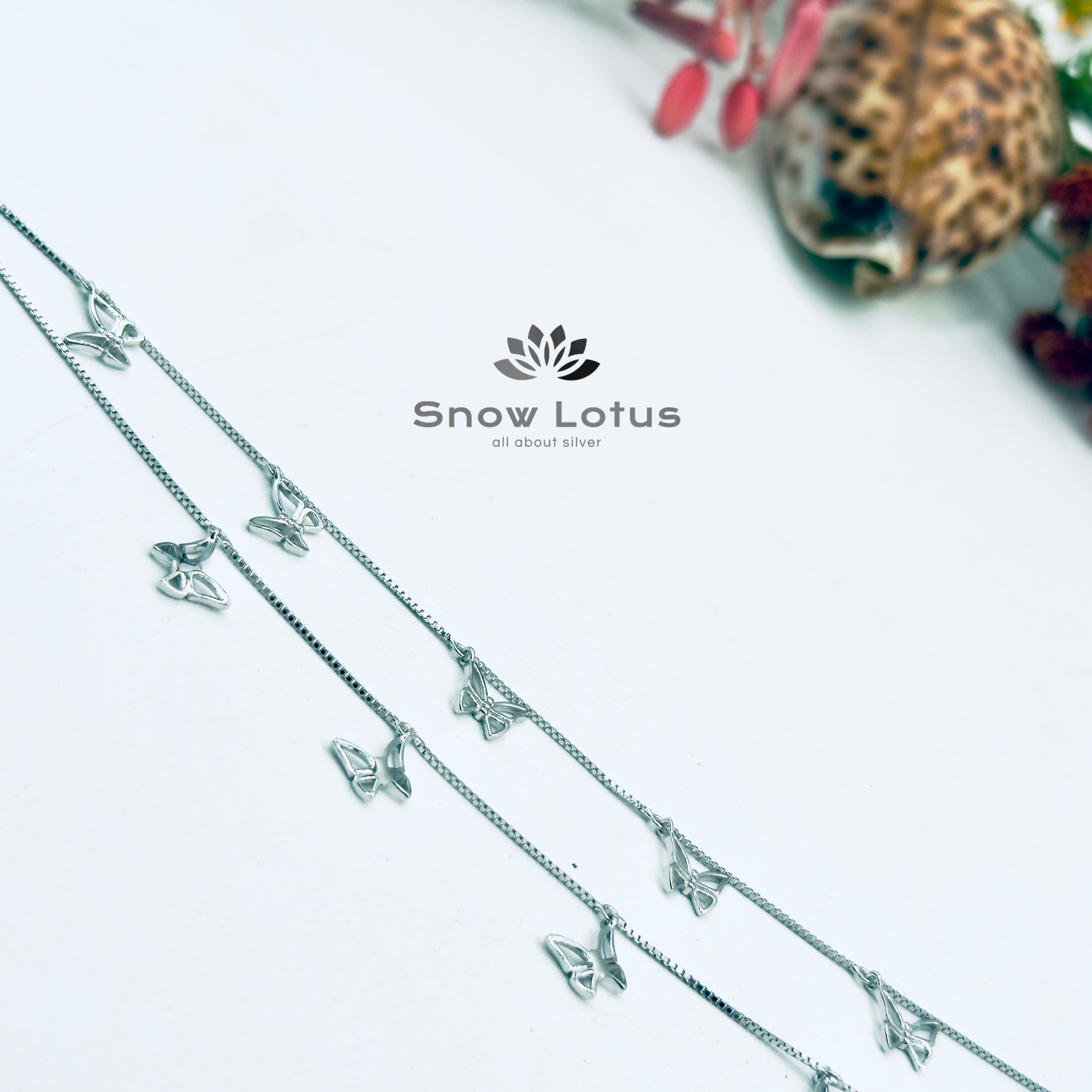 Butterfly Drops Anklets