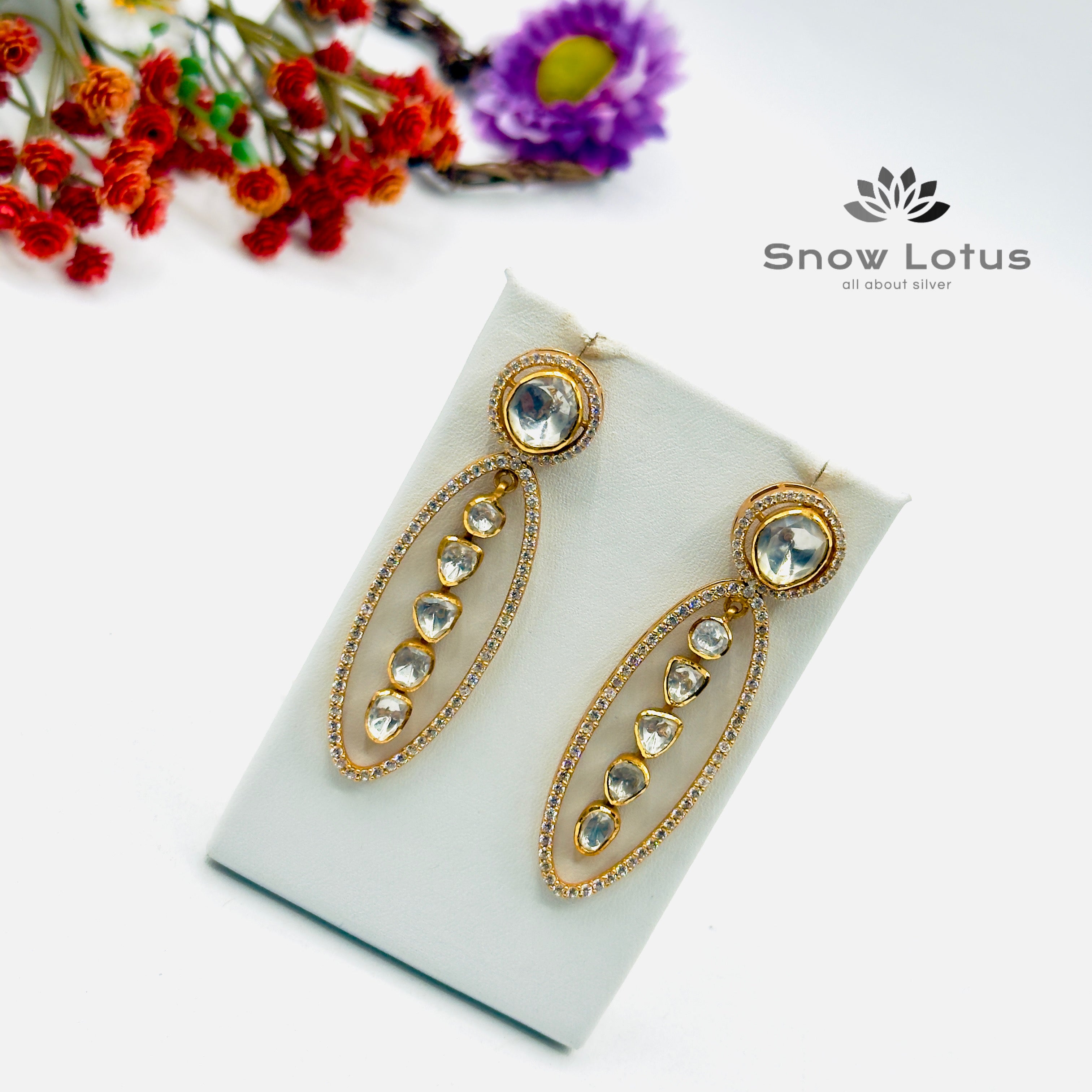 Stylish Moissanite Earrings