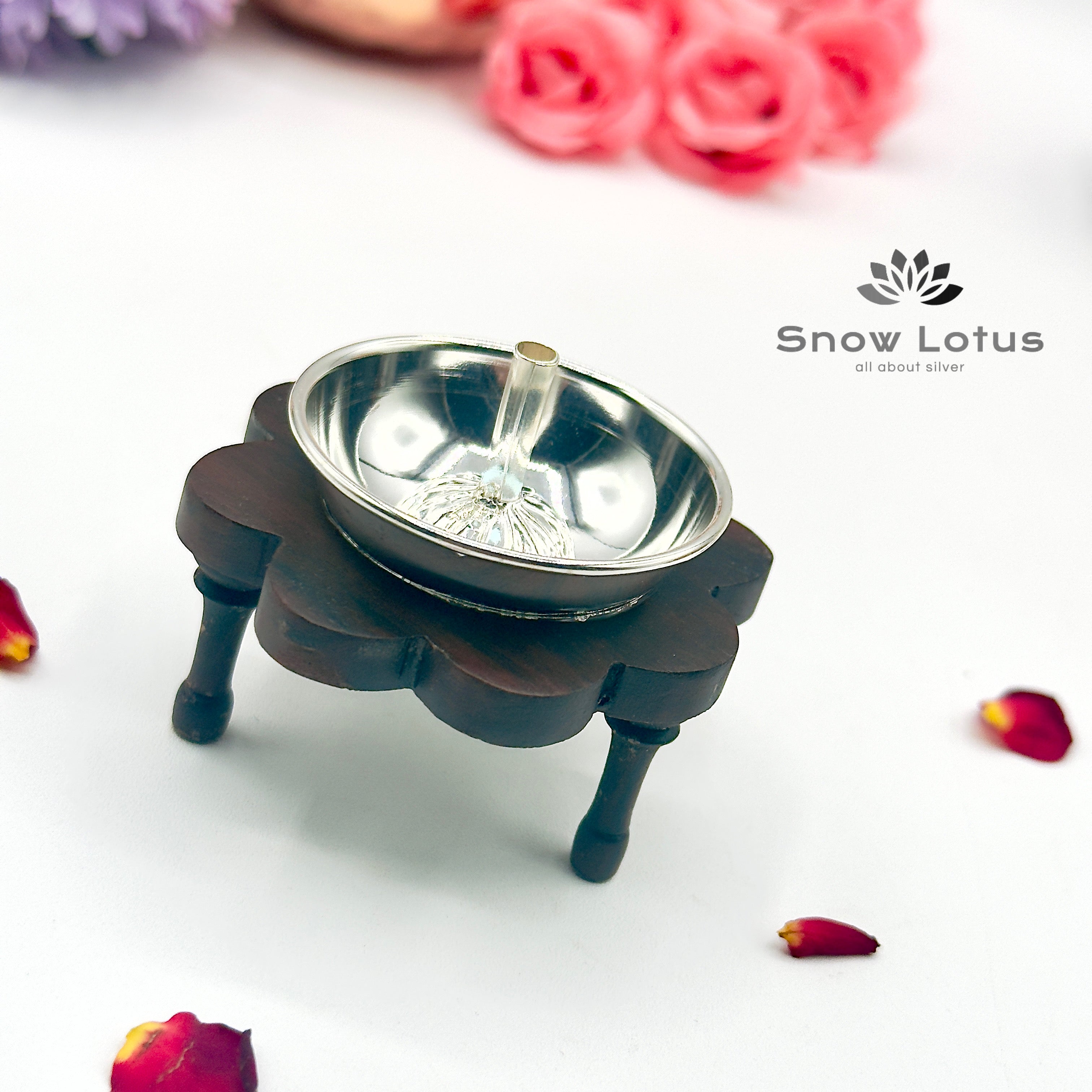 Rose wood Malika Diya box