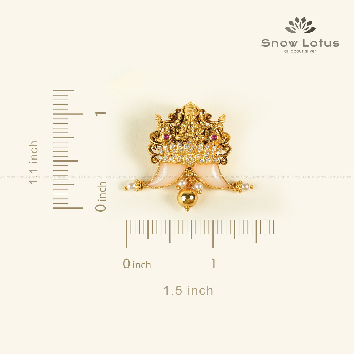 Golden Charm Antique Puligoru Pendant