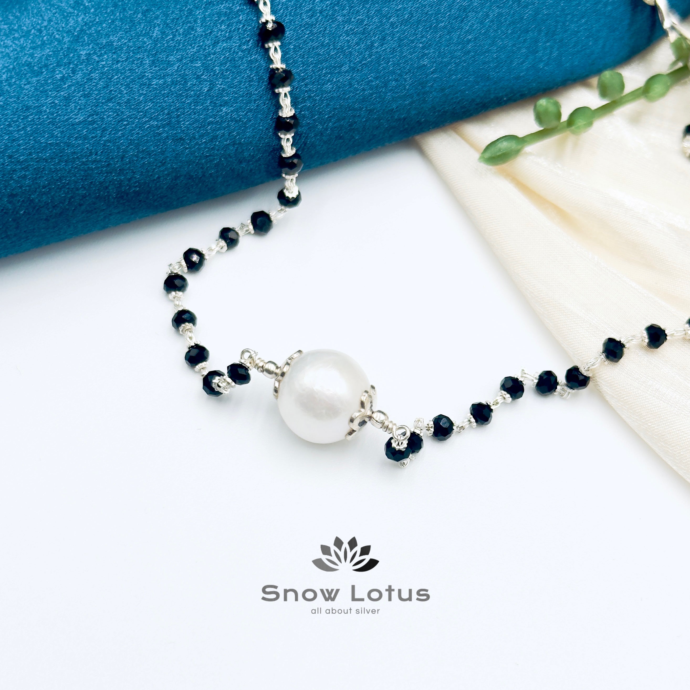 White Ball Mangalsutra