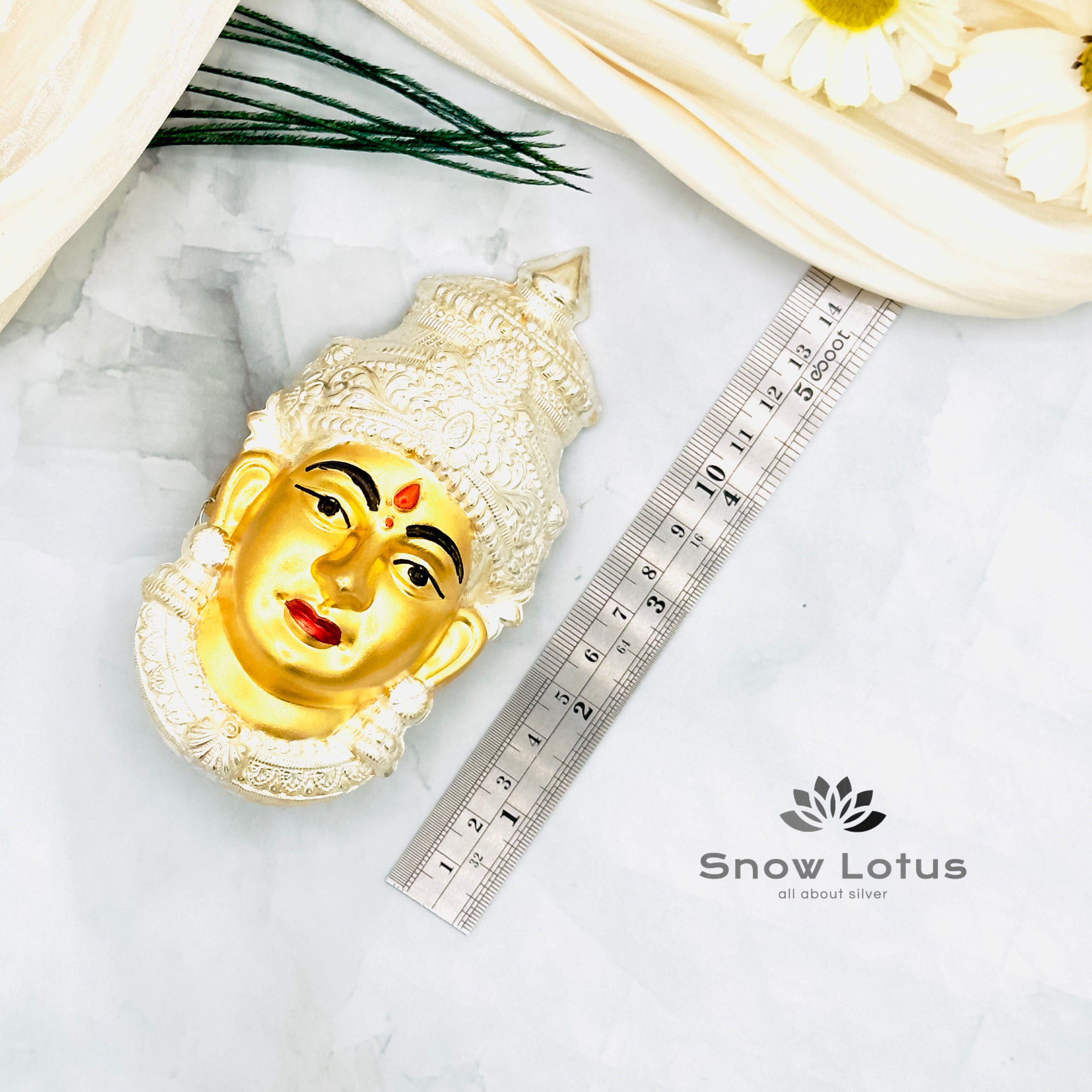 Ammavari face gold with Highlights 925