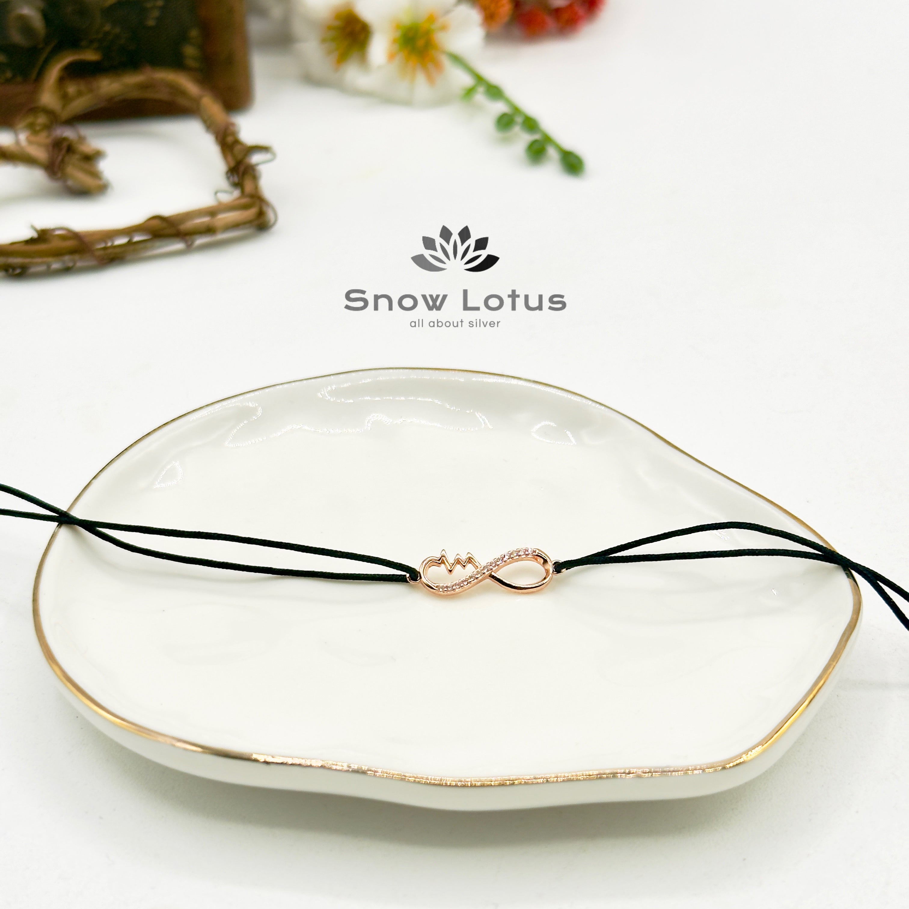 Infinity Rose Gold Single Anklets