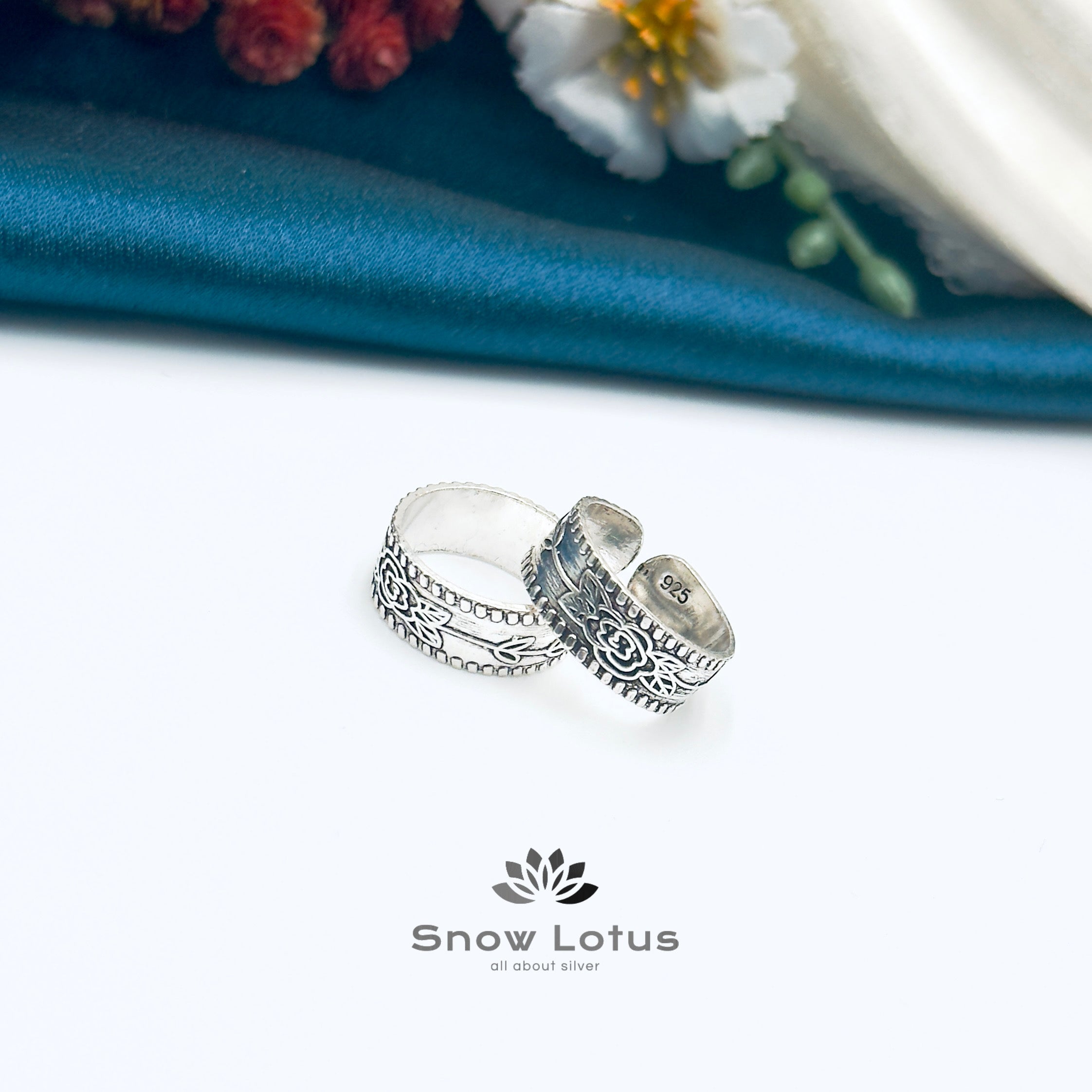 Toe Rings Antique Plain M5