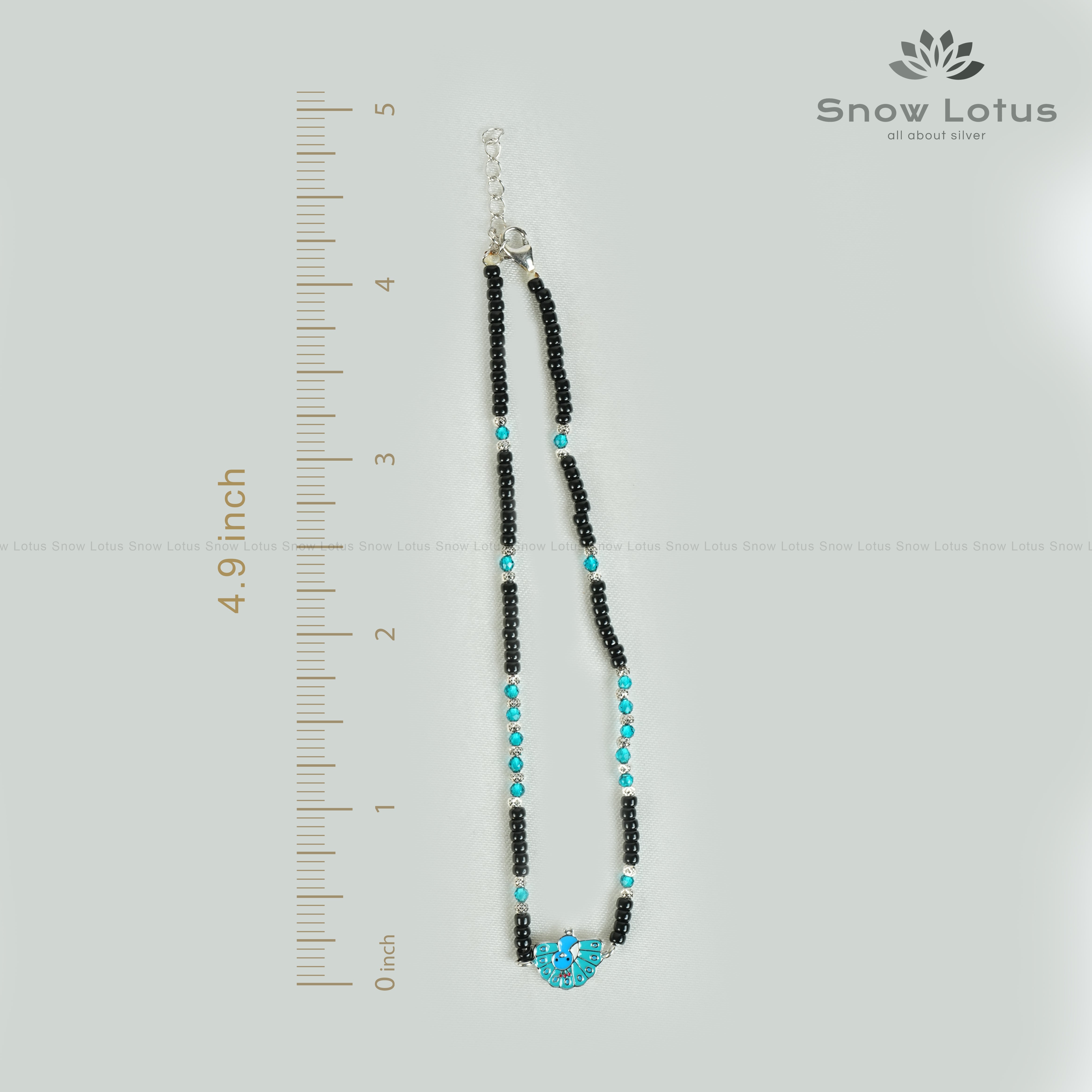 Peacock Drops Nazariya Anklets