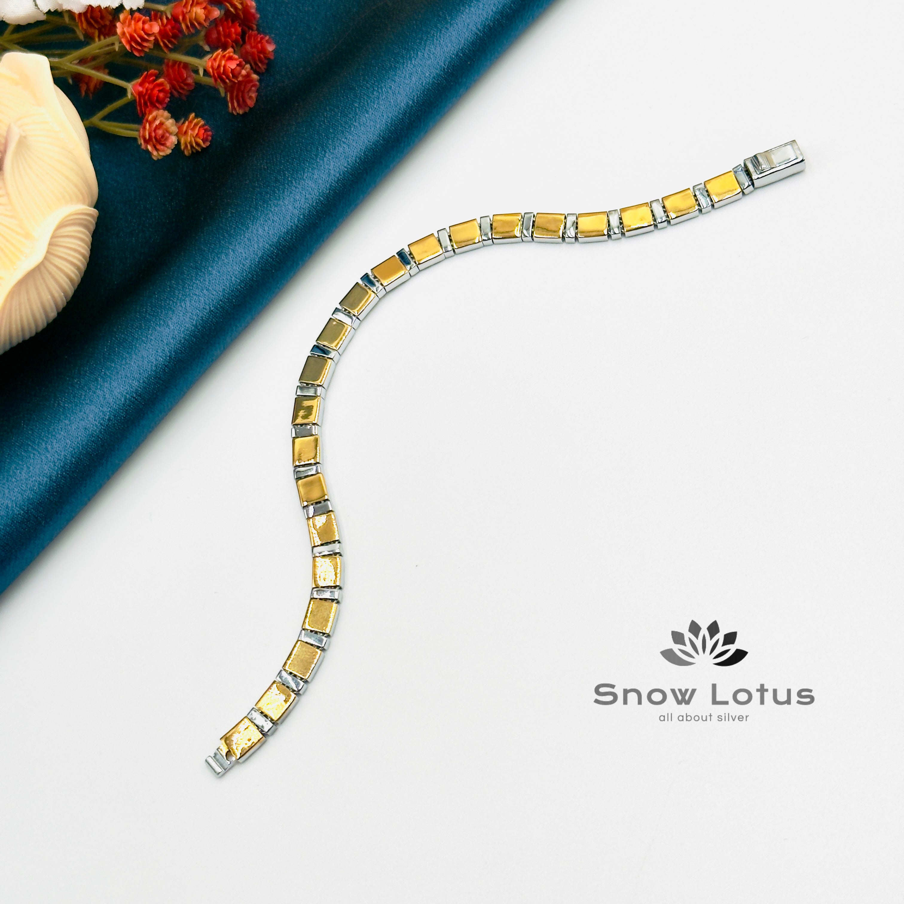 Gold Tone Mens Bracelet M2