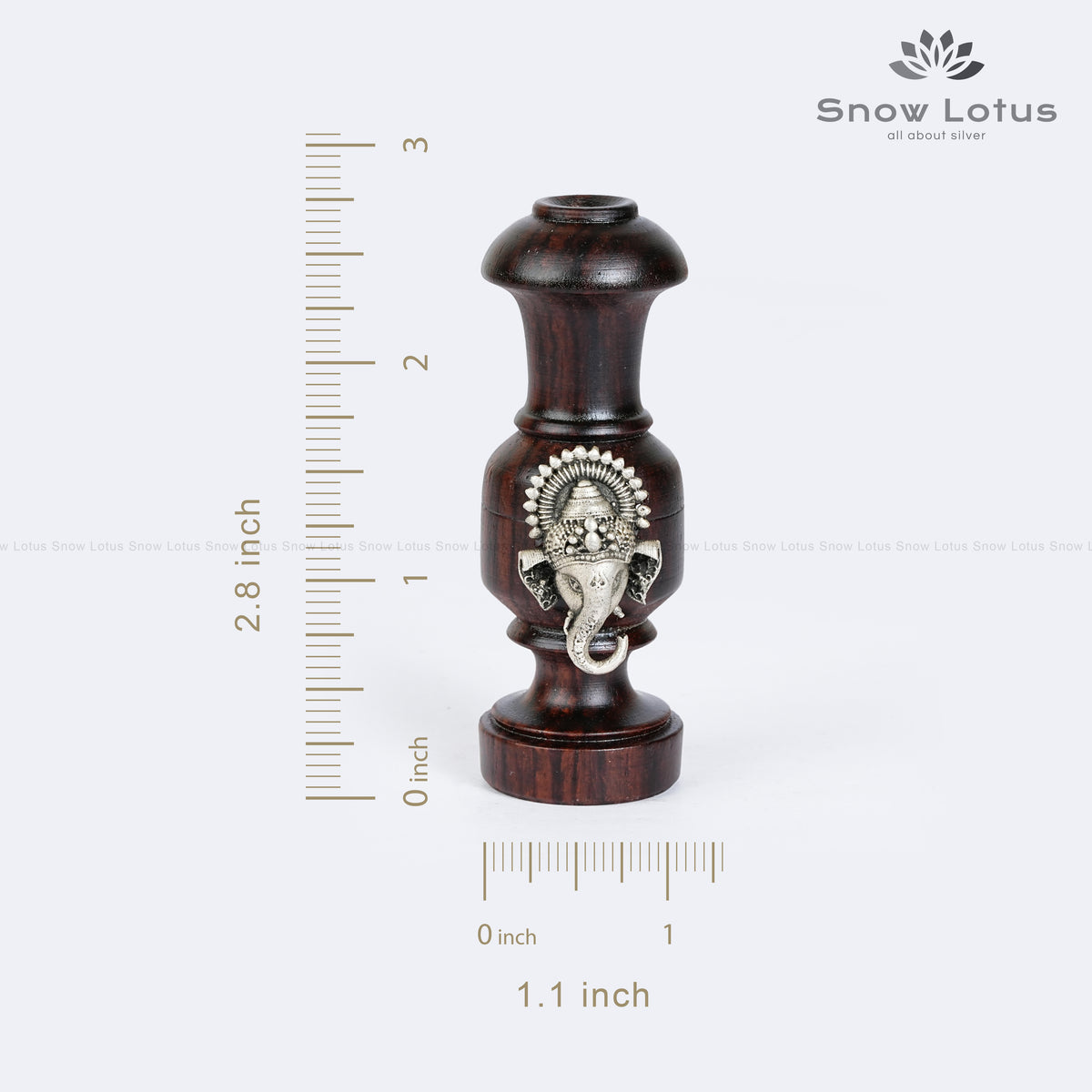 Rose Wood Ganesh Agarabathi/Vase