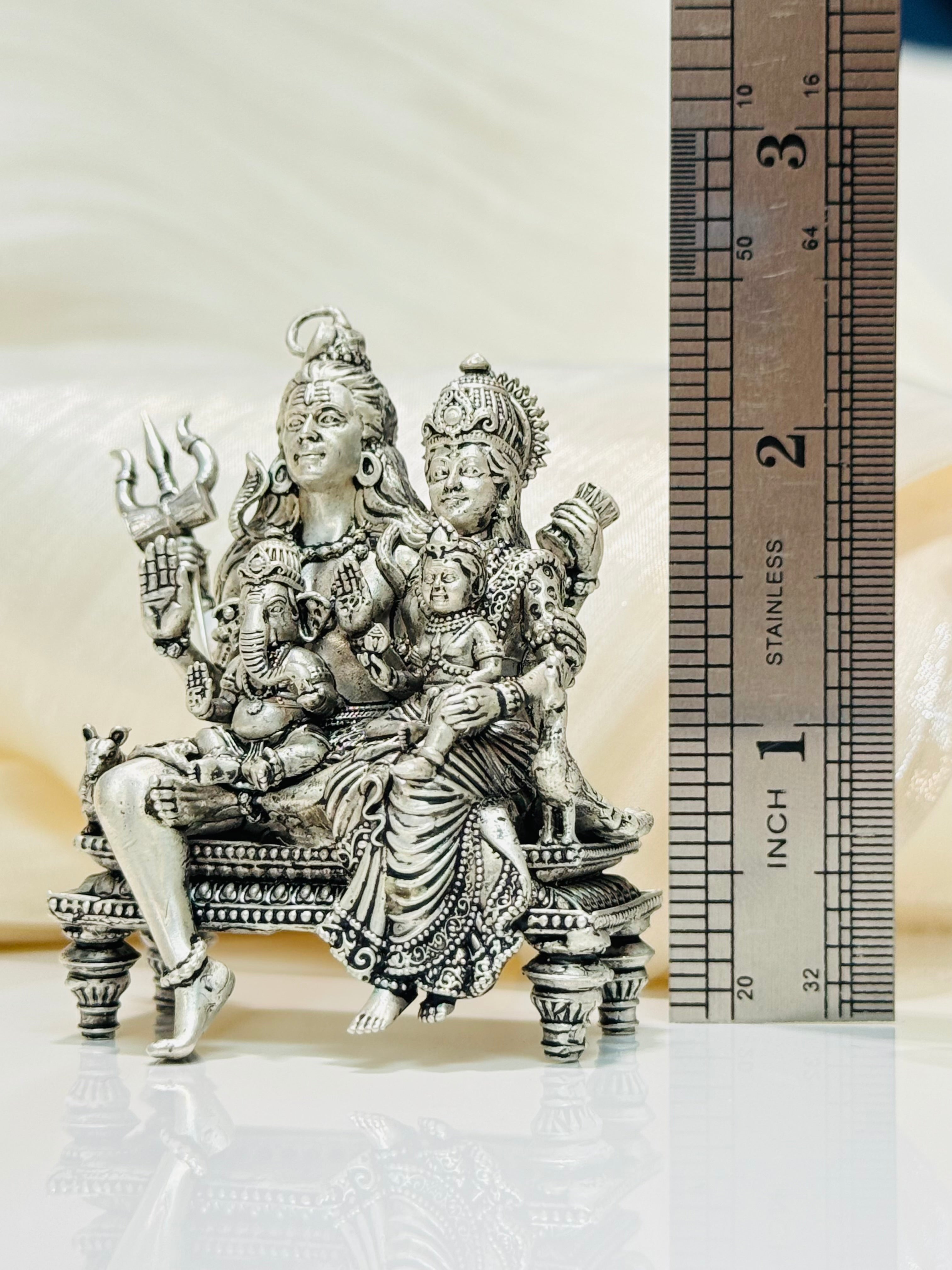 Shiva Parivar Antique 3D M2