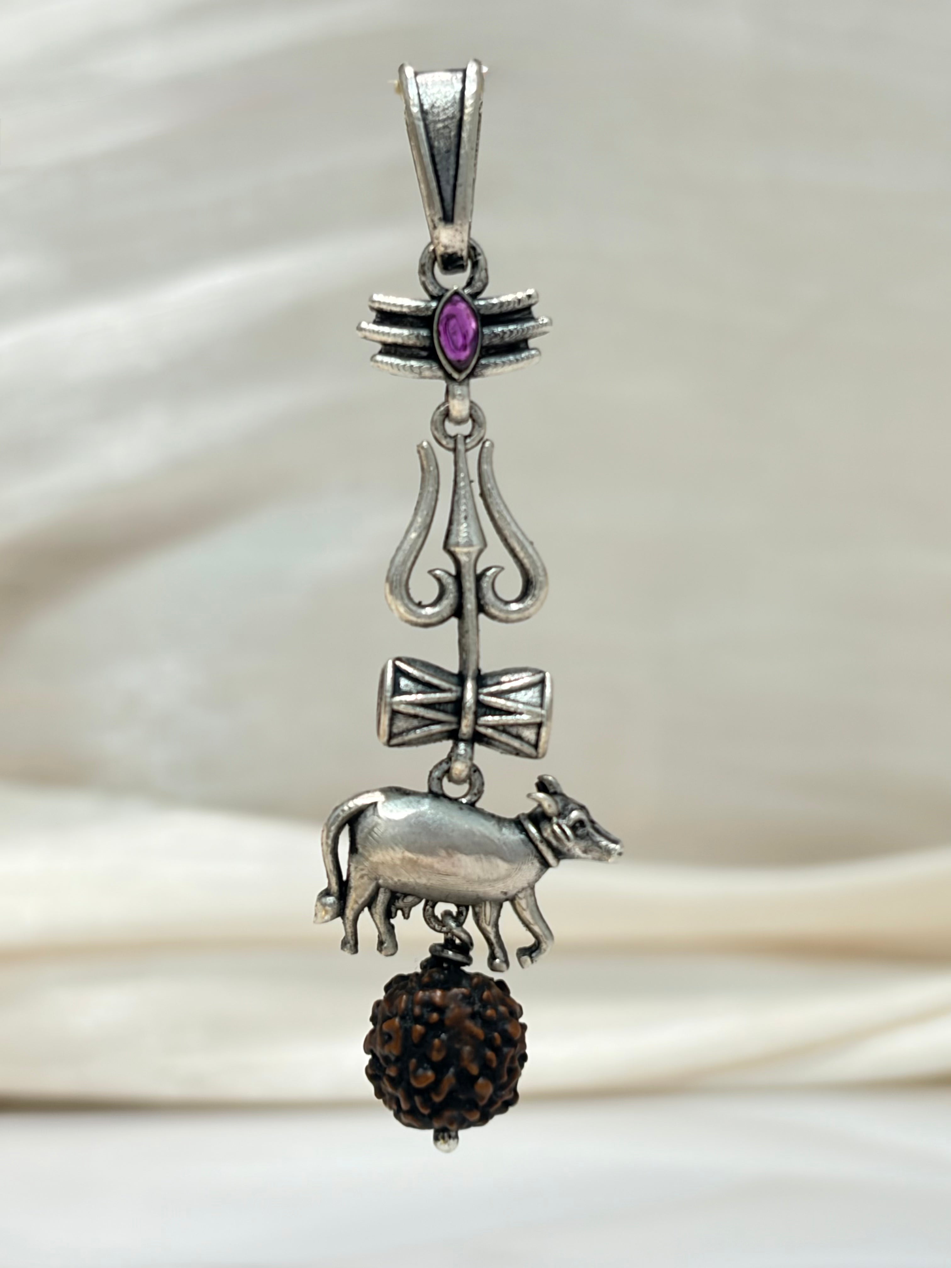 Rudrakshi Shiva Pendant
