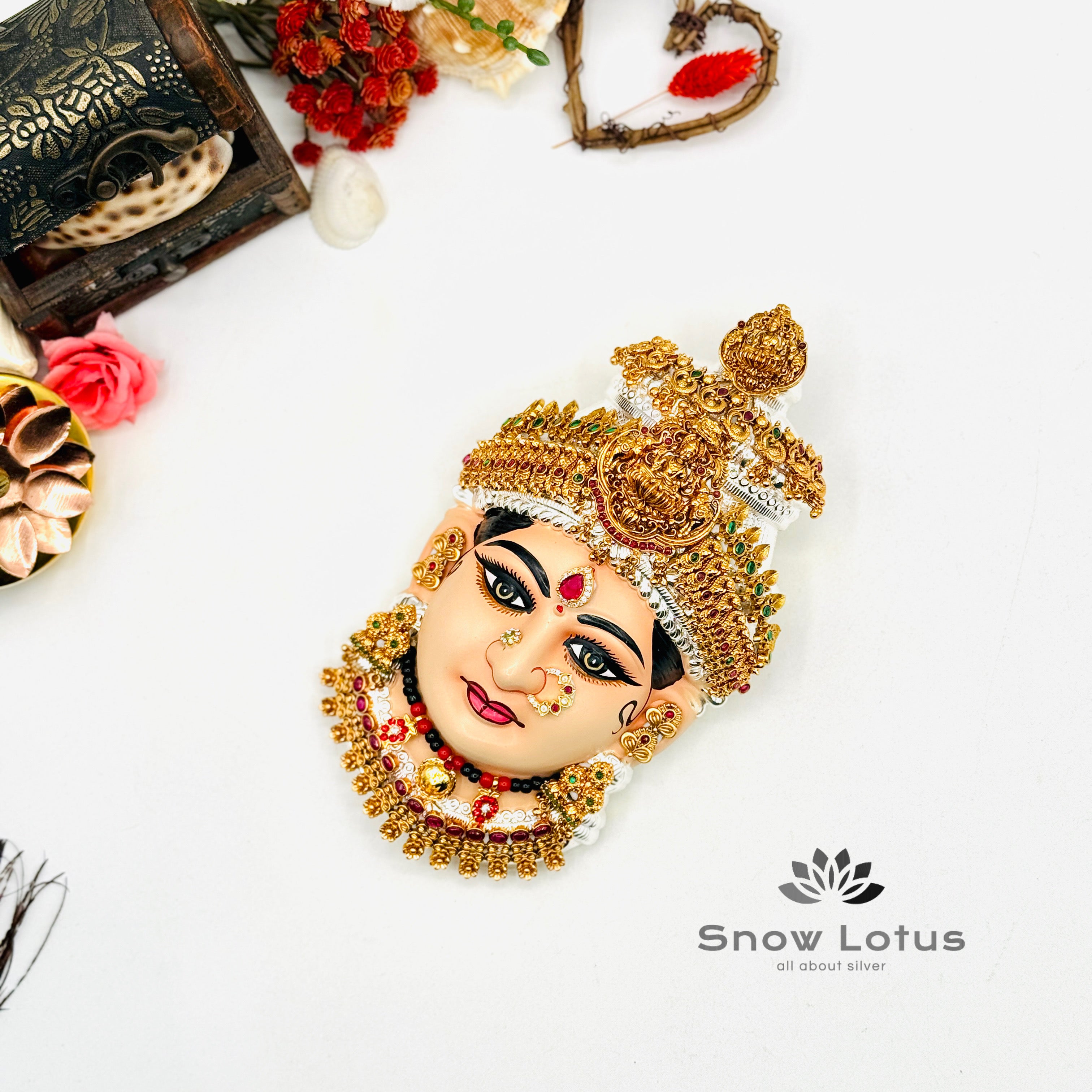 Ammavari face with Makeup and Jewelry M1