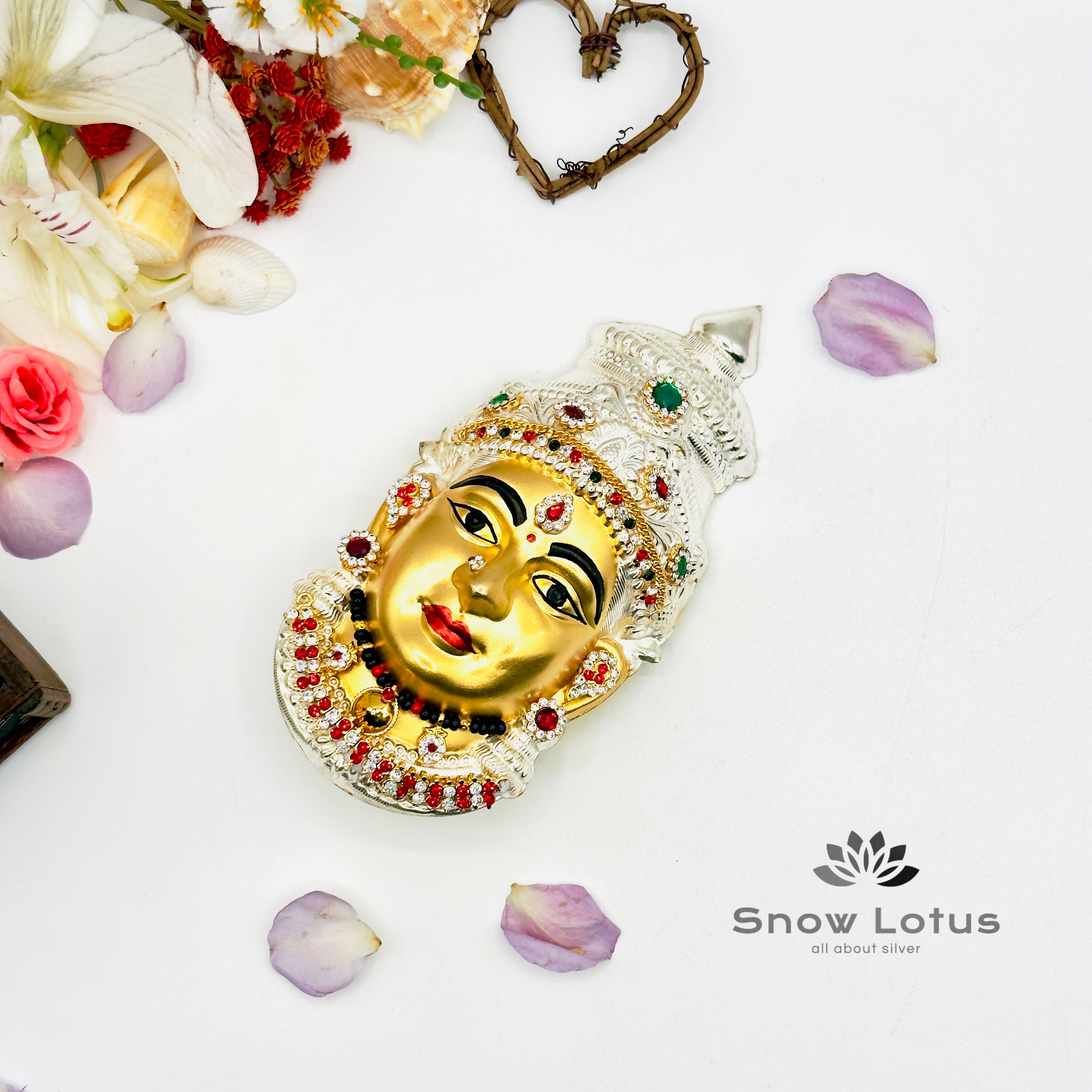Ammavari Face Gold Polish with accessories M4