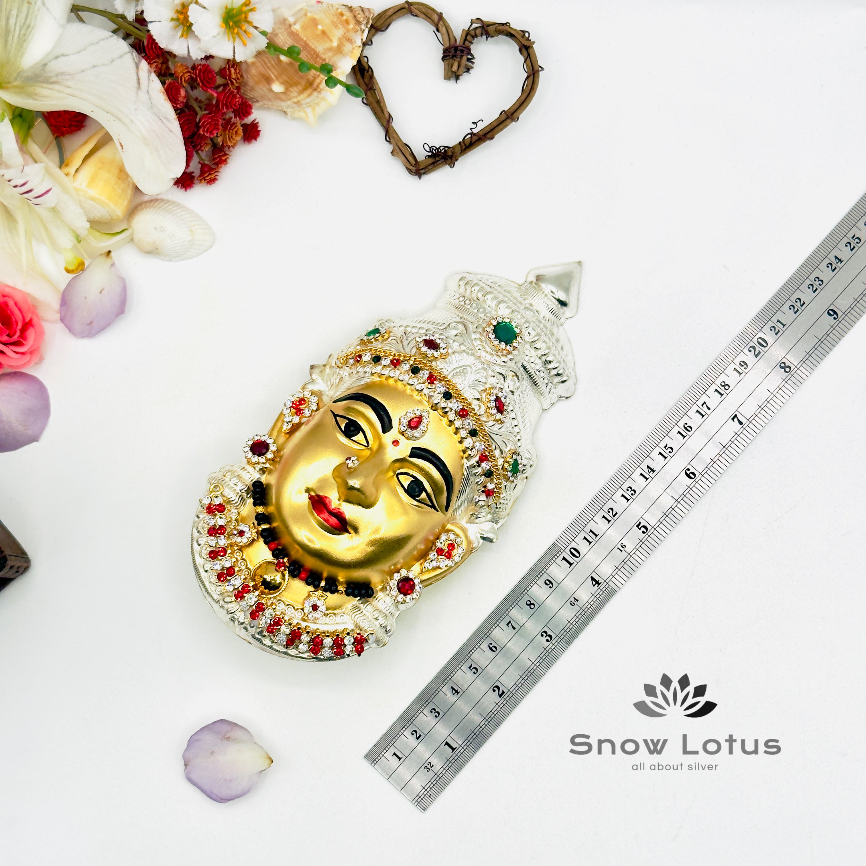 Ammavari Face Gold Polish with accessories M4
