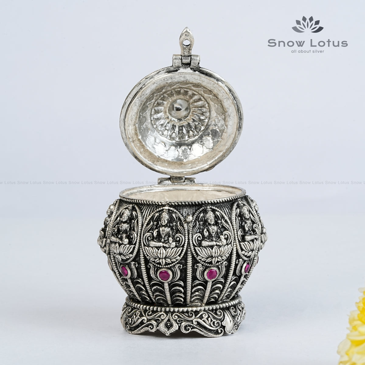 AD Stone AshtaLakshmi Kumkum Box