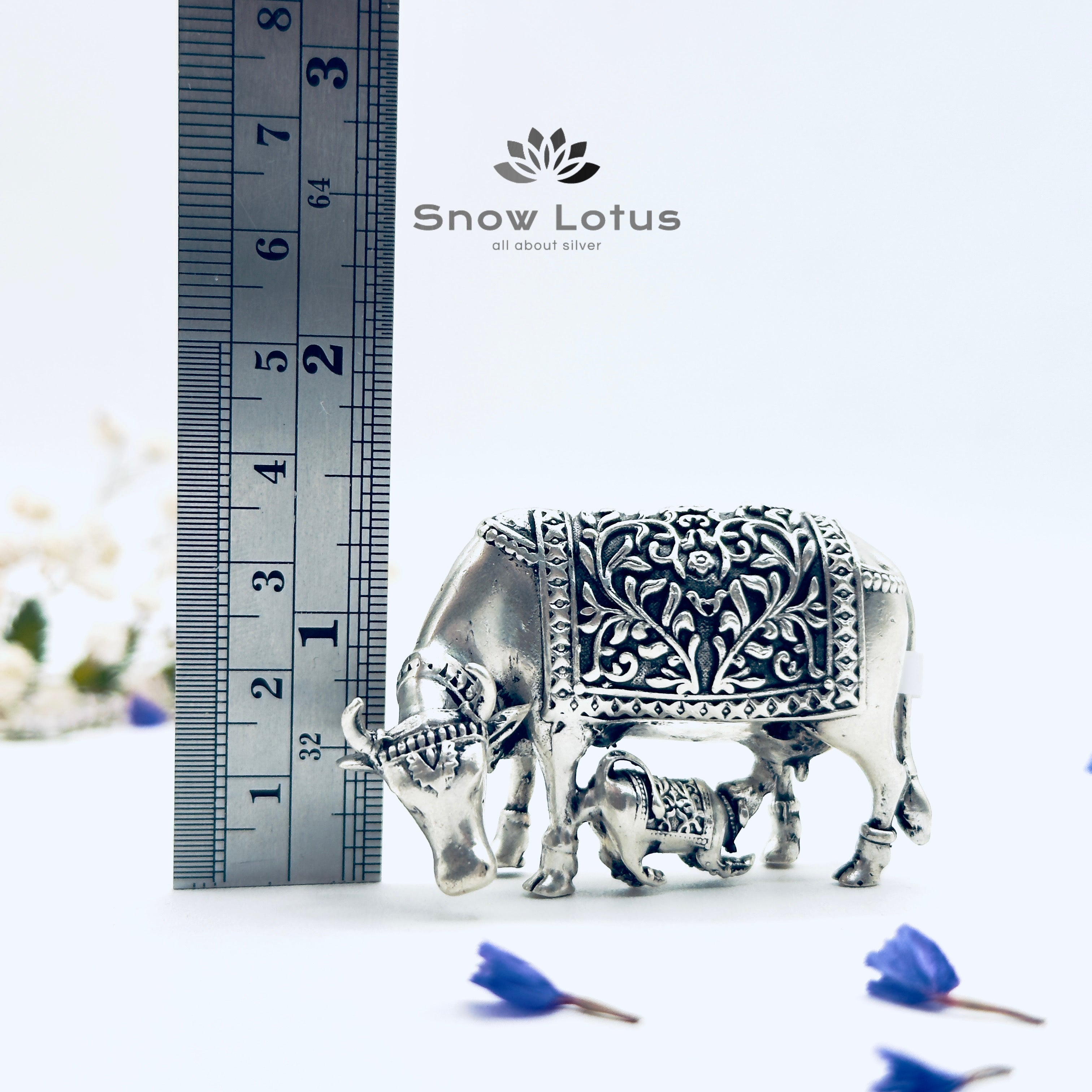 Cow and Calf Antique Solid 3D