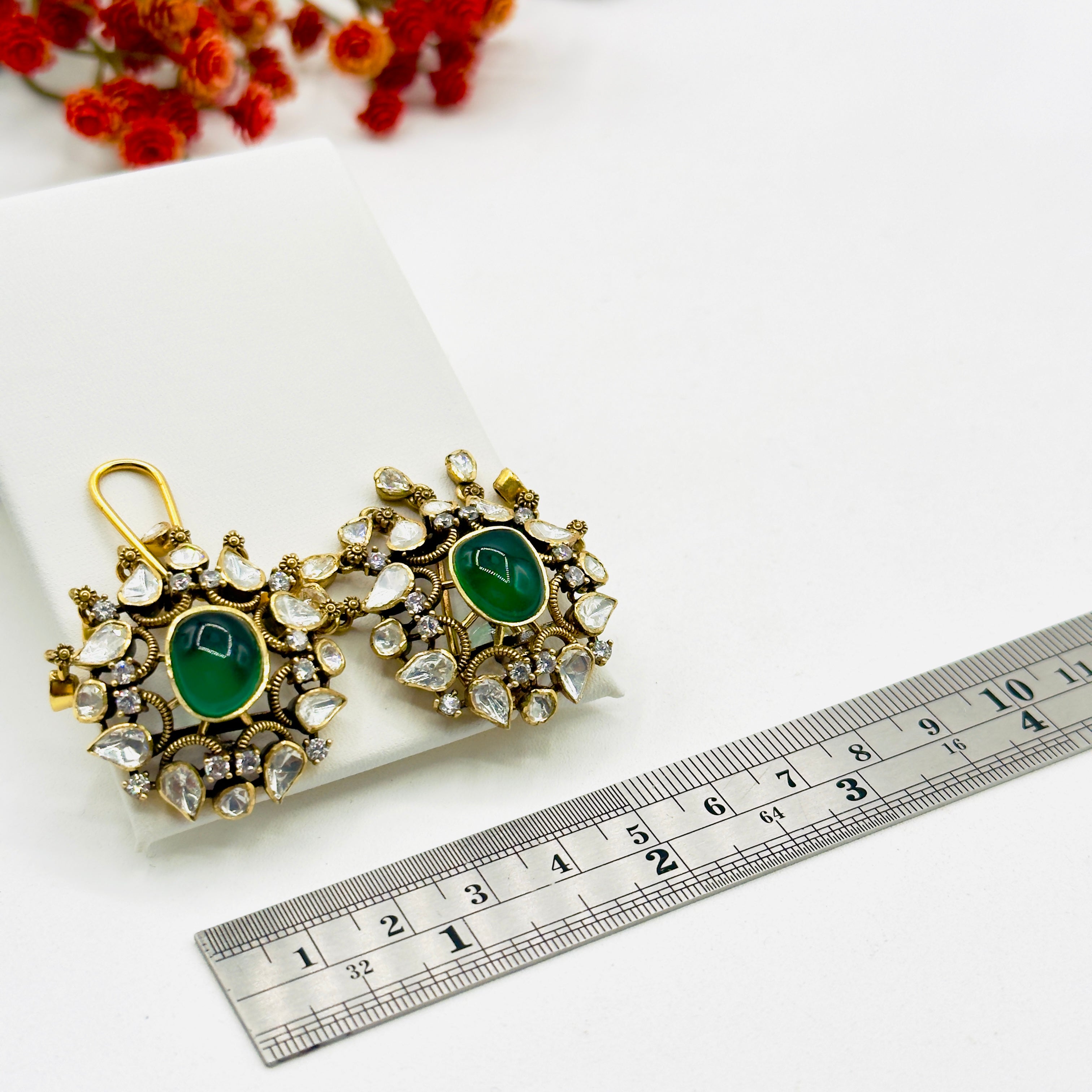 Moissanite Drops Studs