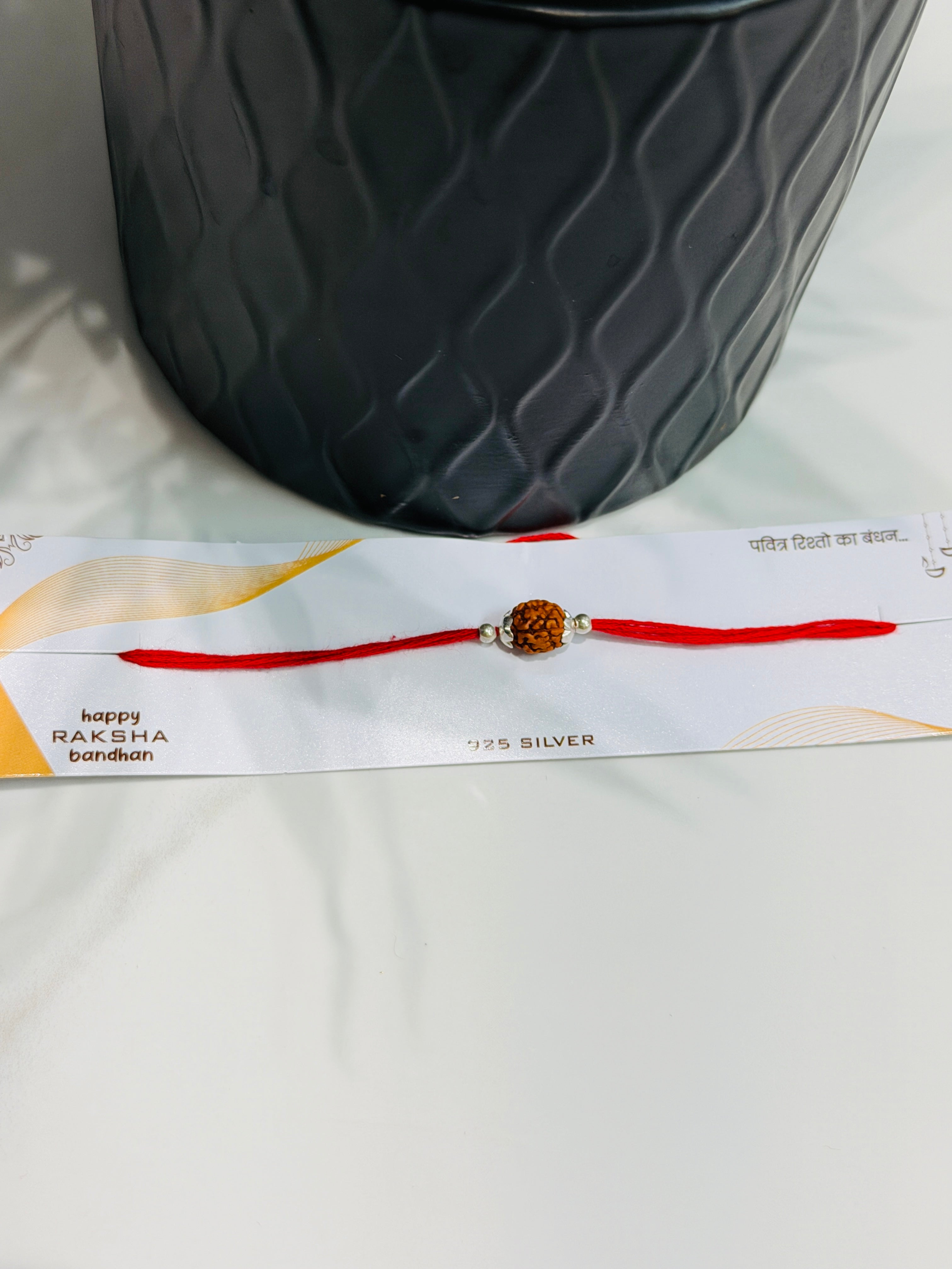 Rakhis with Single Rudraksha