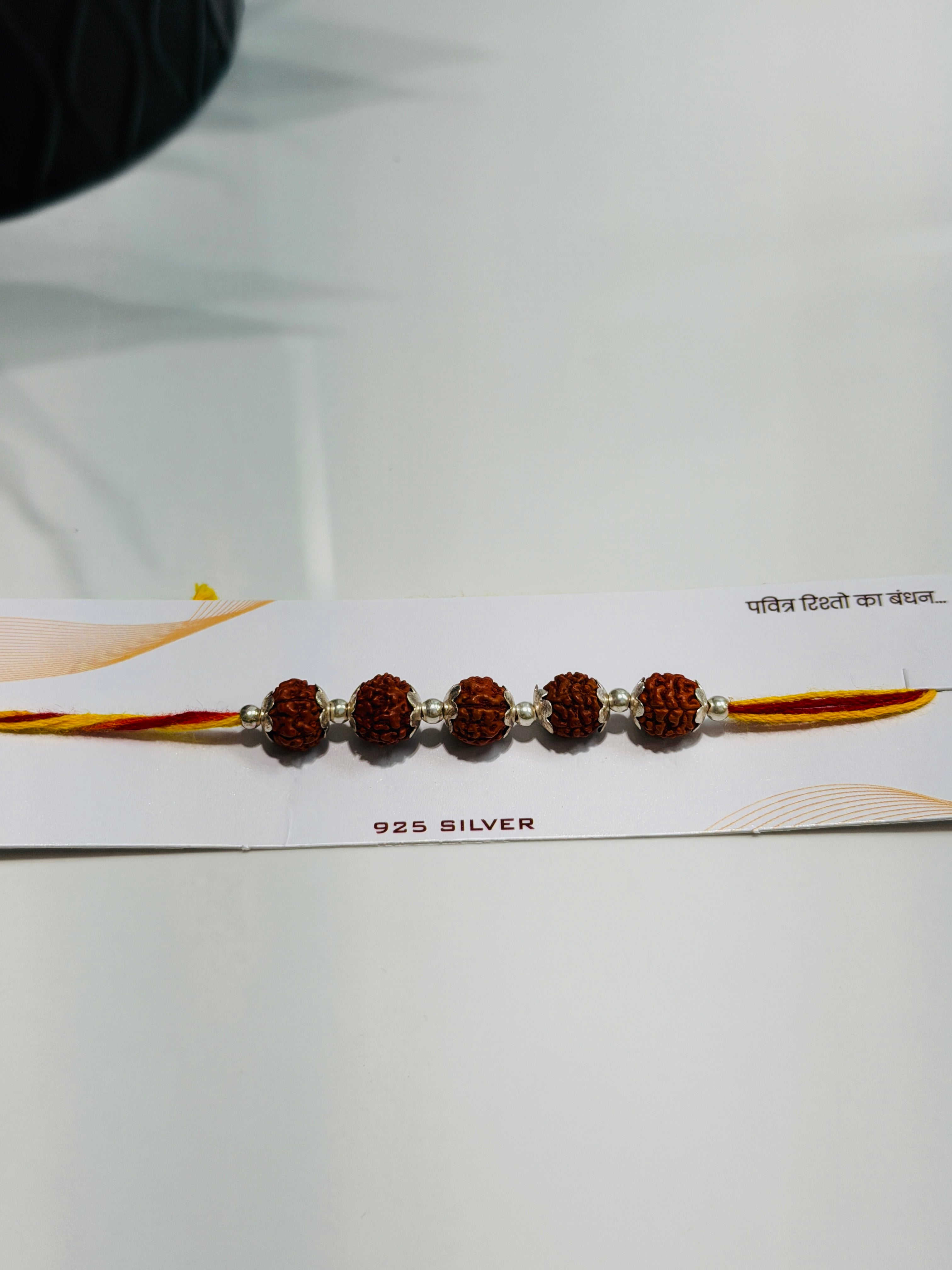 Rakhis with Five Rudraksha