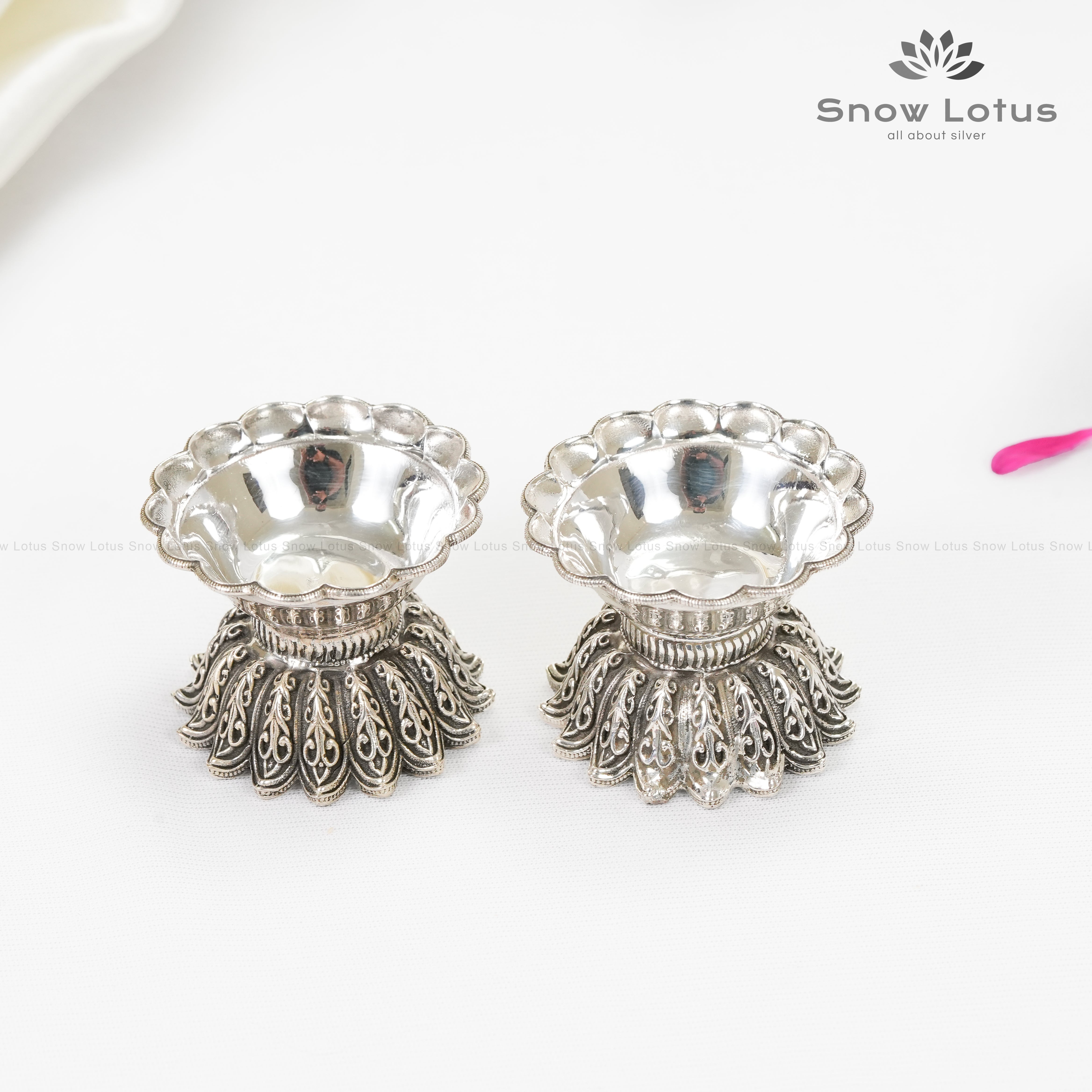Antique Flower Diyas