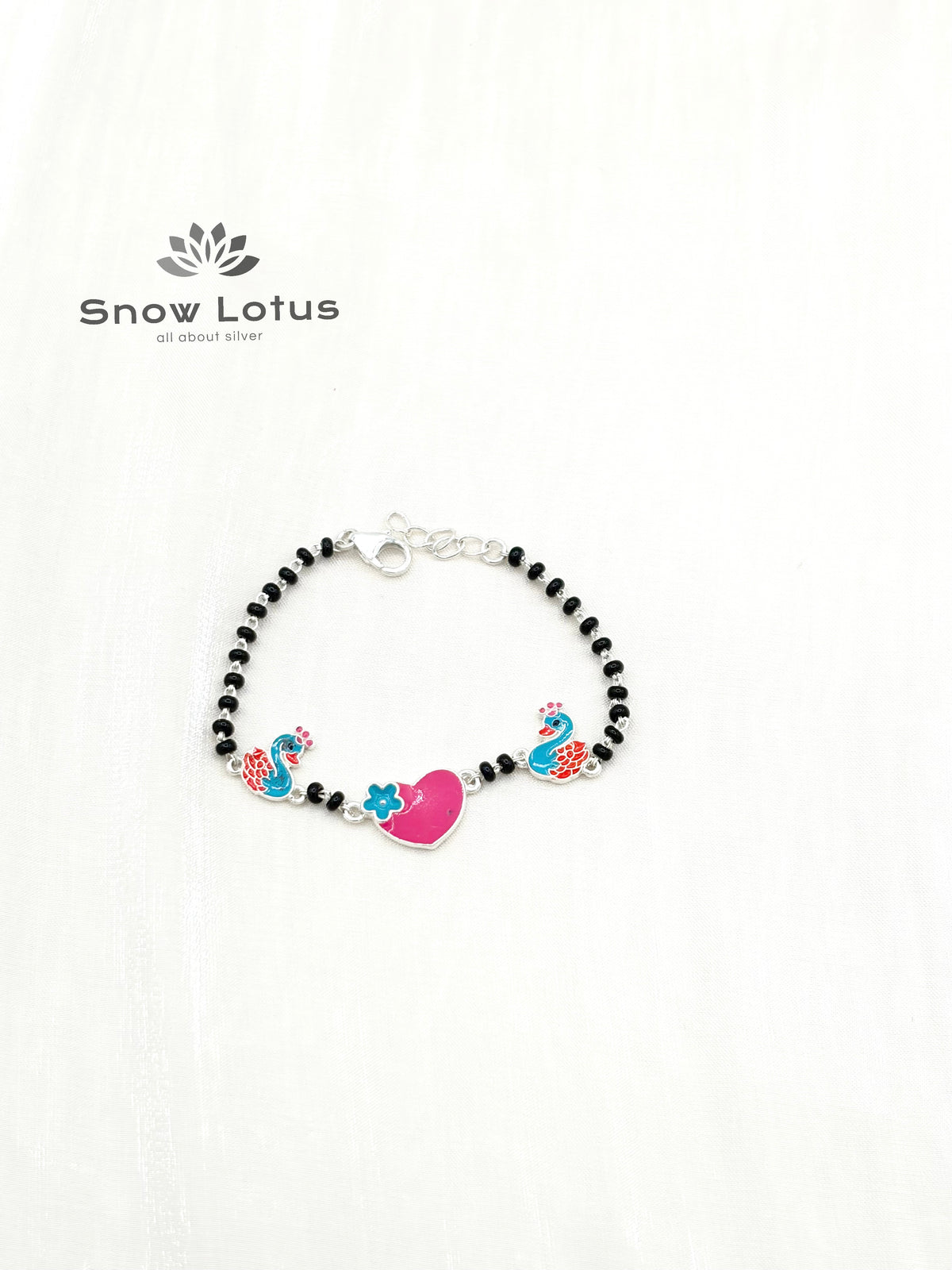 Cute Peacock Kids Bracelet