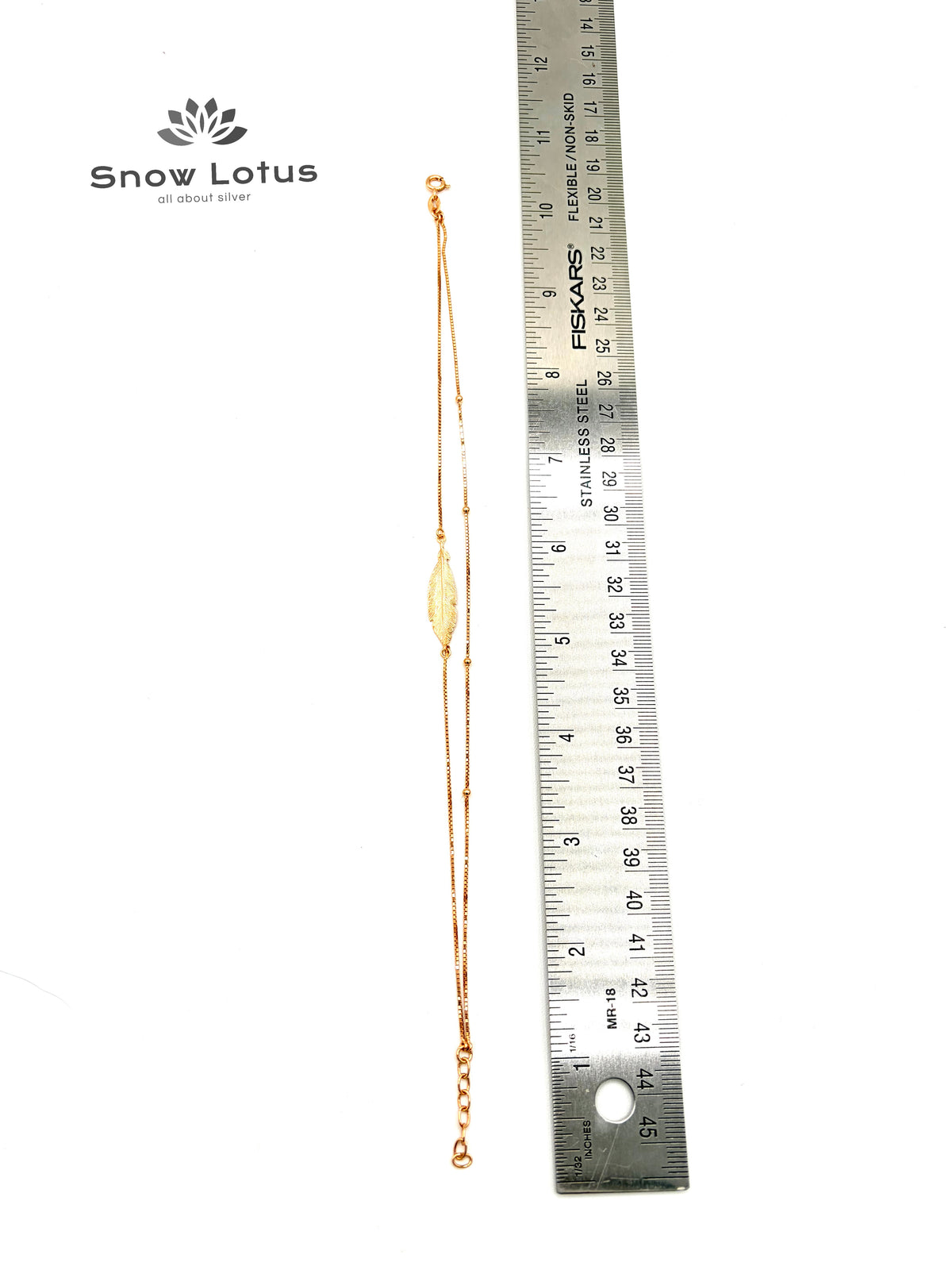 Big Leaf Double Layered Anklets