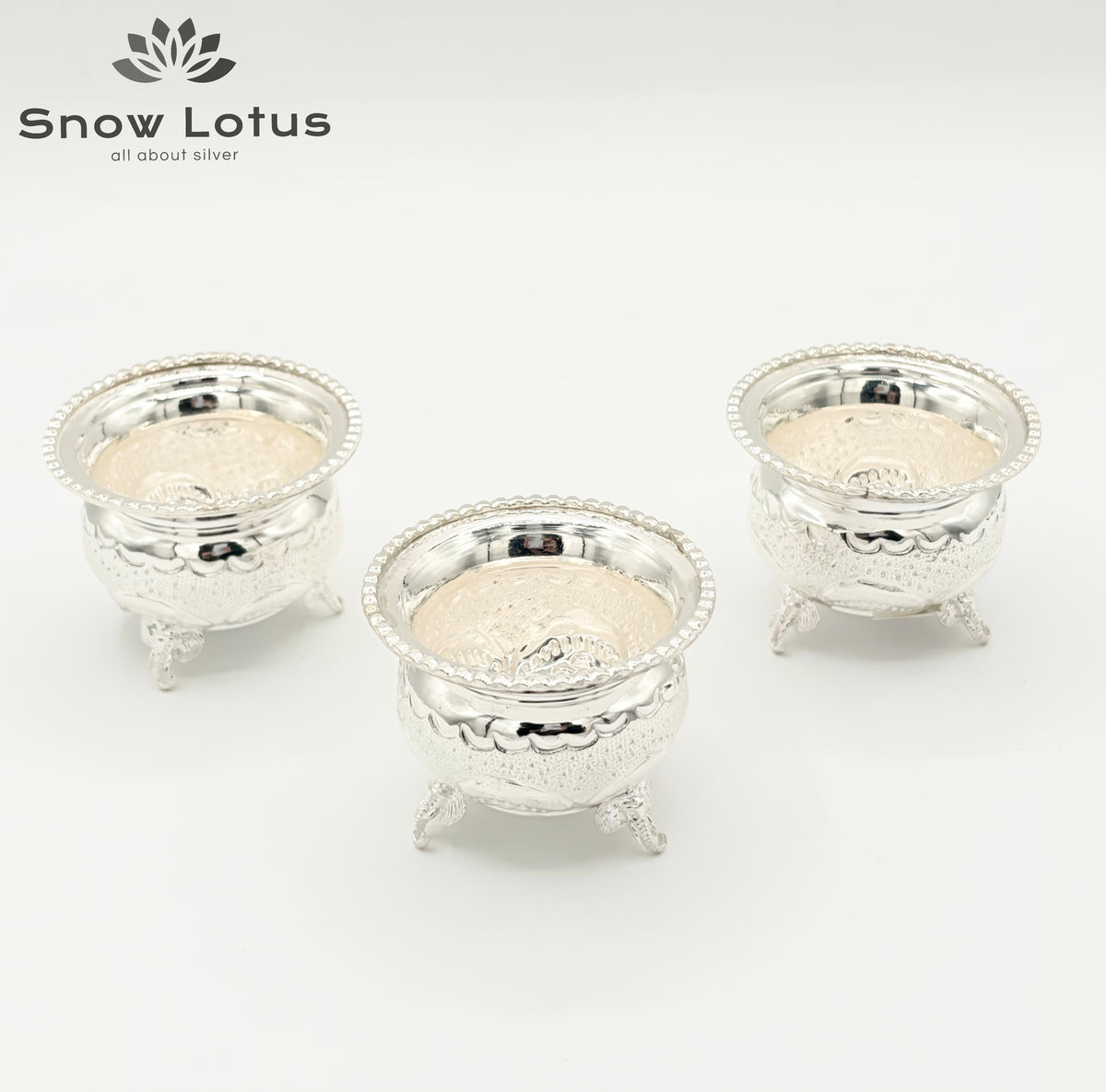 Nakshi Beaded Elephant Legs HK Bowls