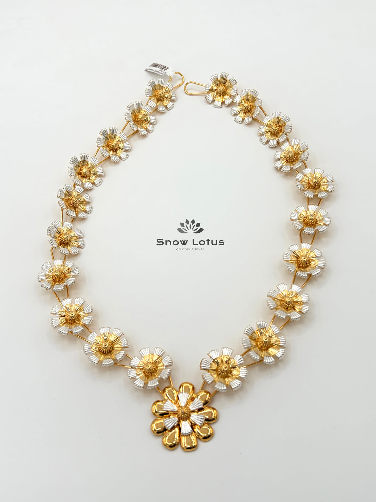 Gold Polish Flower Haaram/Mala M5