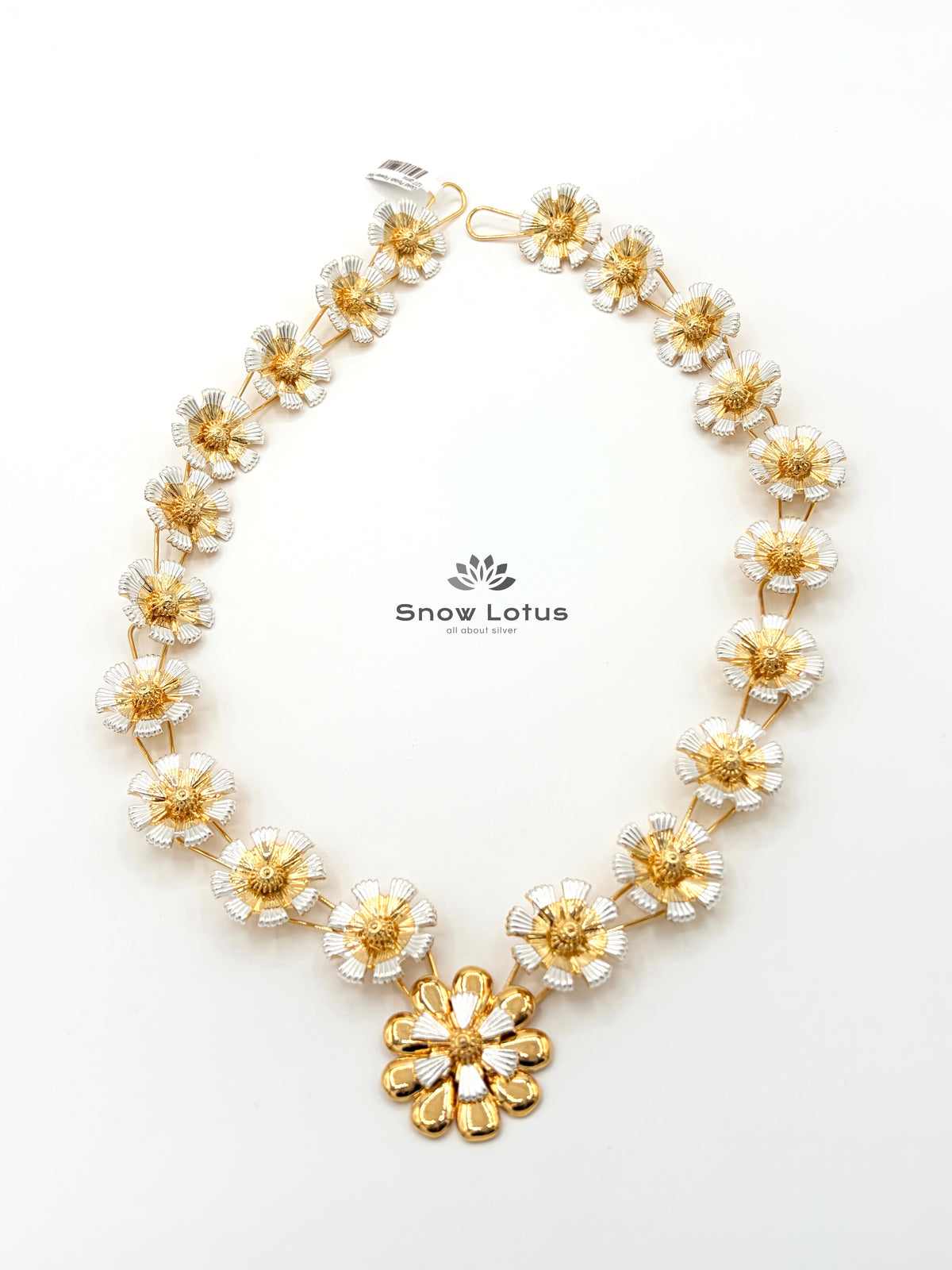 Gold Polish Flower Haaram/Mala M5